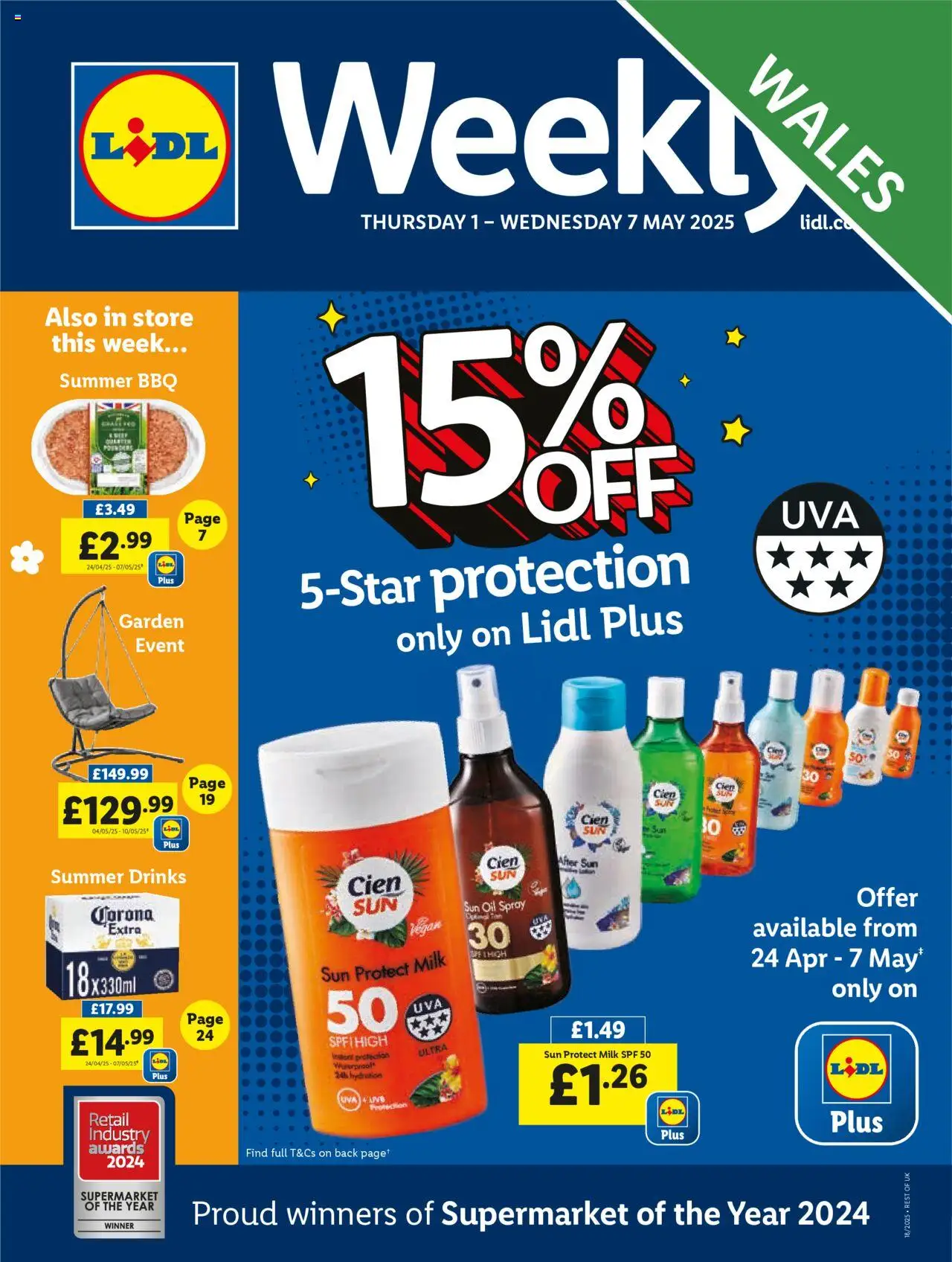 Lidl shop Lidl Weekly Wales valid from 01/05/2025 - Page number 1