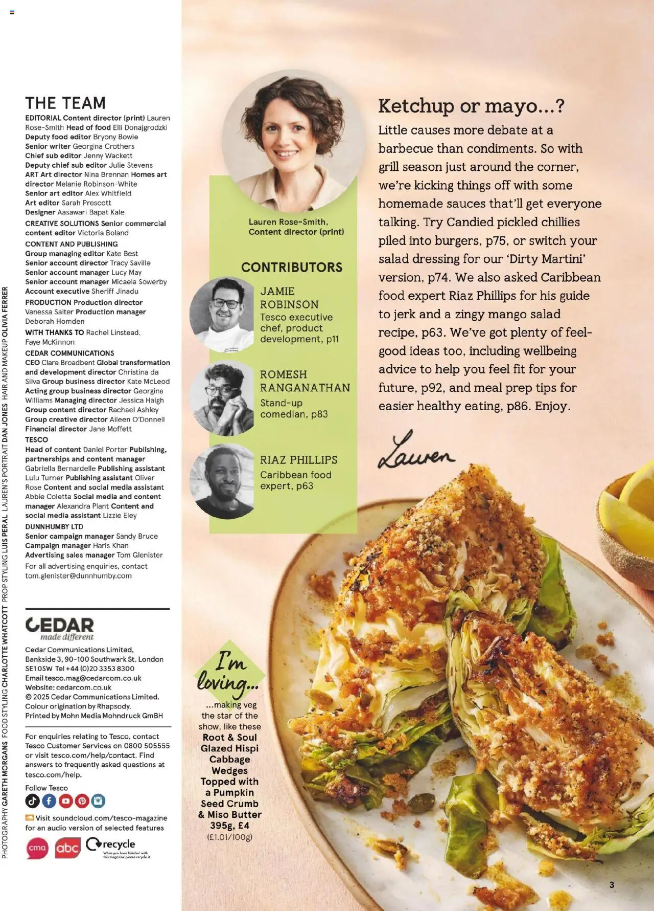 Tesco shop Tesco Magazine - May 2025 valid from 01/05/2025 - Page number 3
