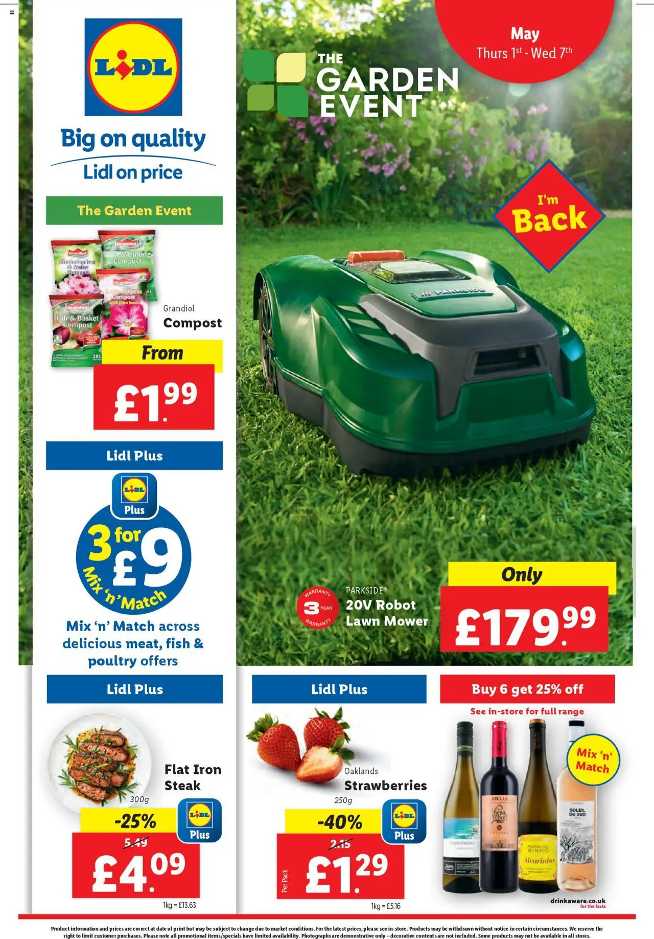 Lidl shop Garden event valid from 01/05/2025 - Page number 1