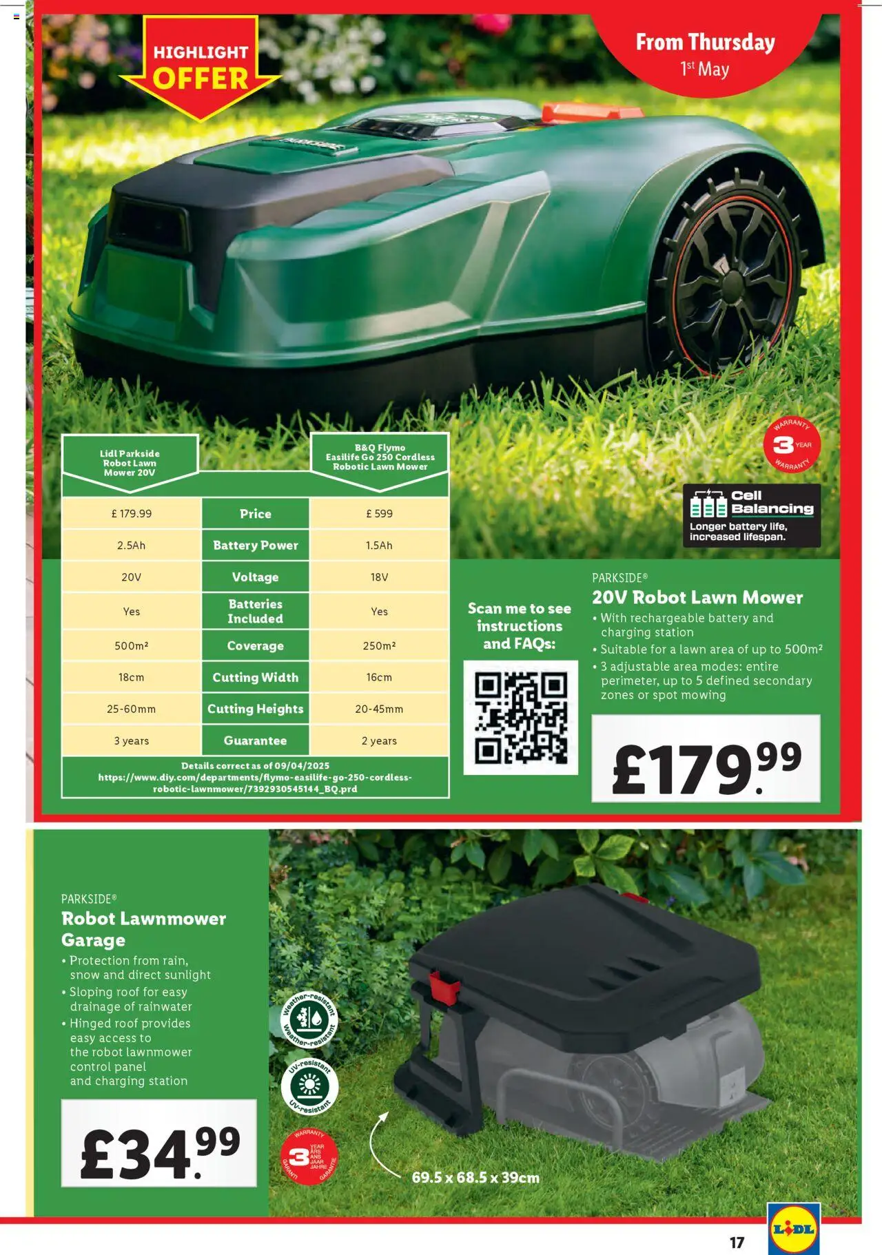 Lidl shop Garden event valid from 01/05/2025 - Page number 17