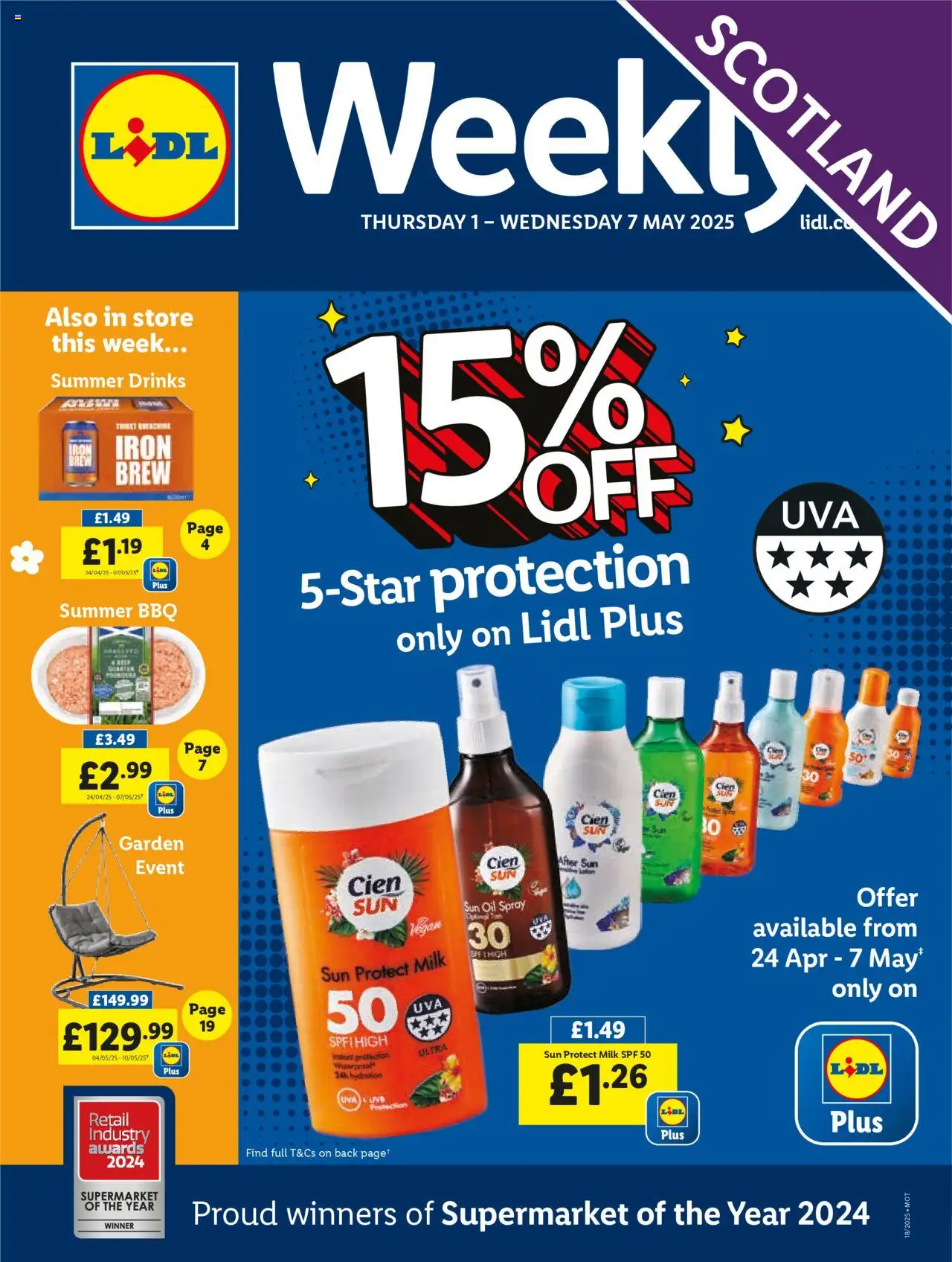 Lidl shop Lidl Weekly Scotland valid from 01/05/2025 - Page number 1