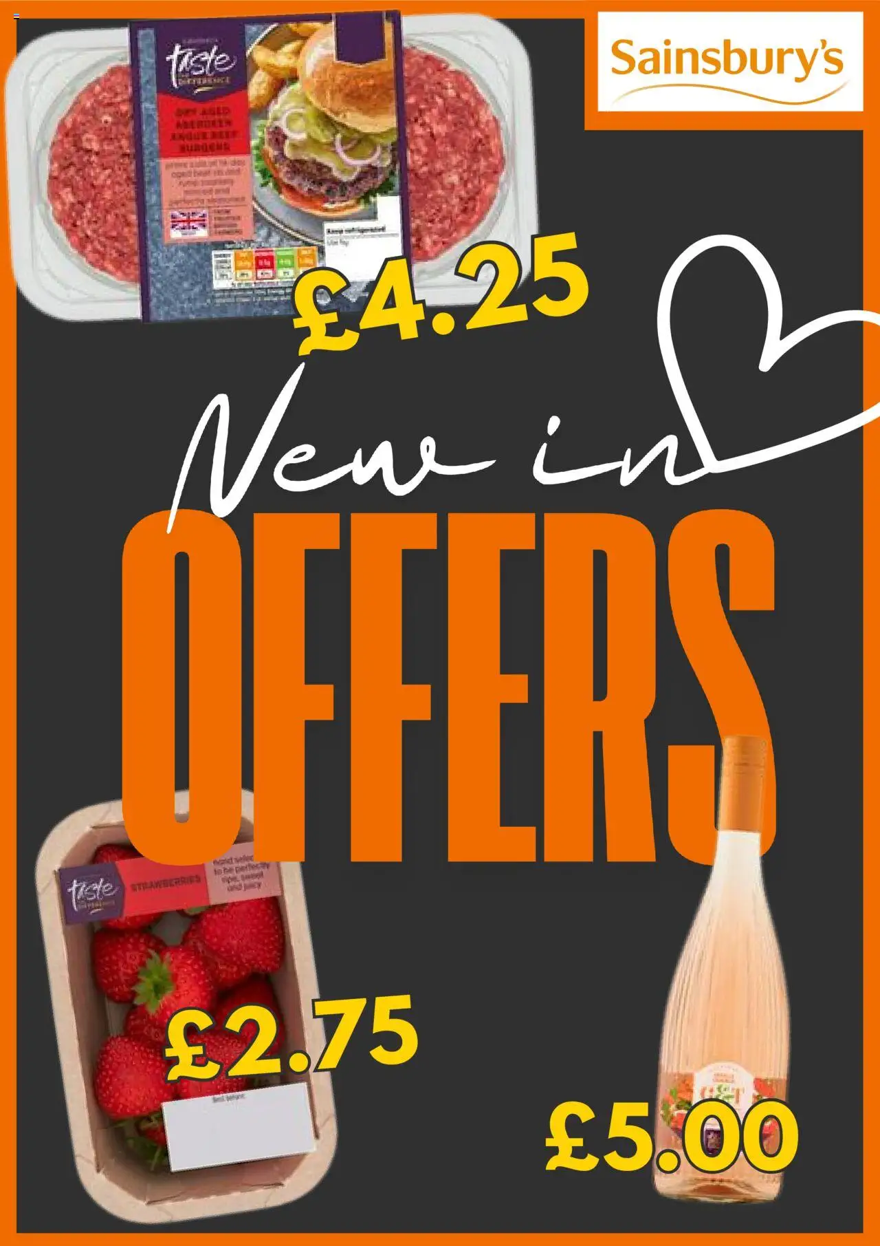 Sainsbury's shop Weekly offers valid from 22/04/2025 - Page number 1 - Strawberries