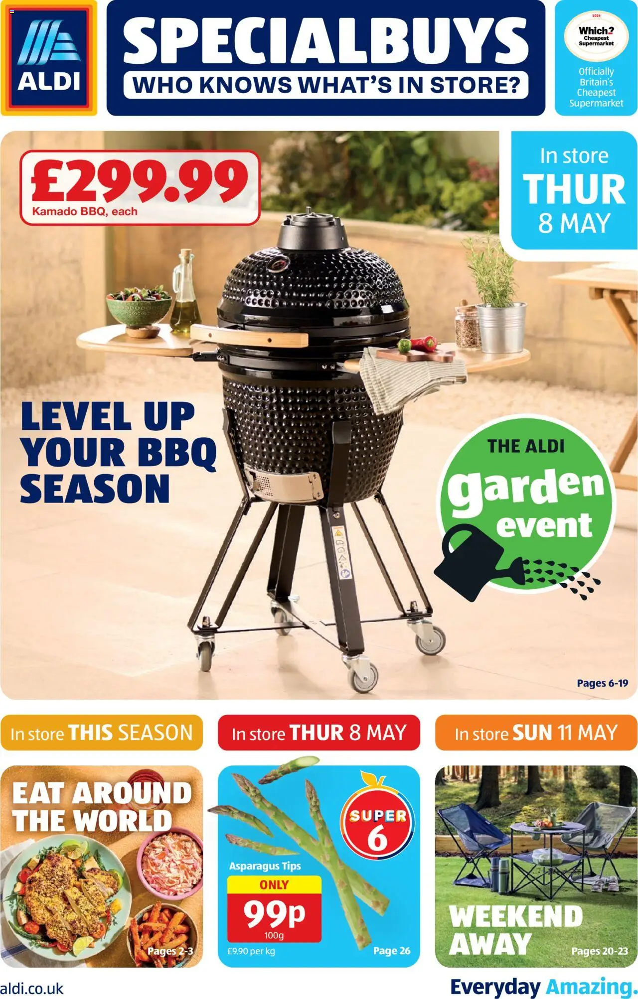 Aldi shop Weekly offers UK Specialbuys valid from 08/05/2025 - Page number 1
