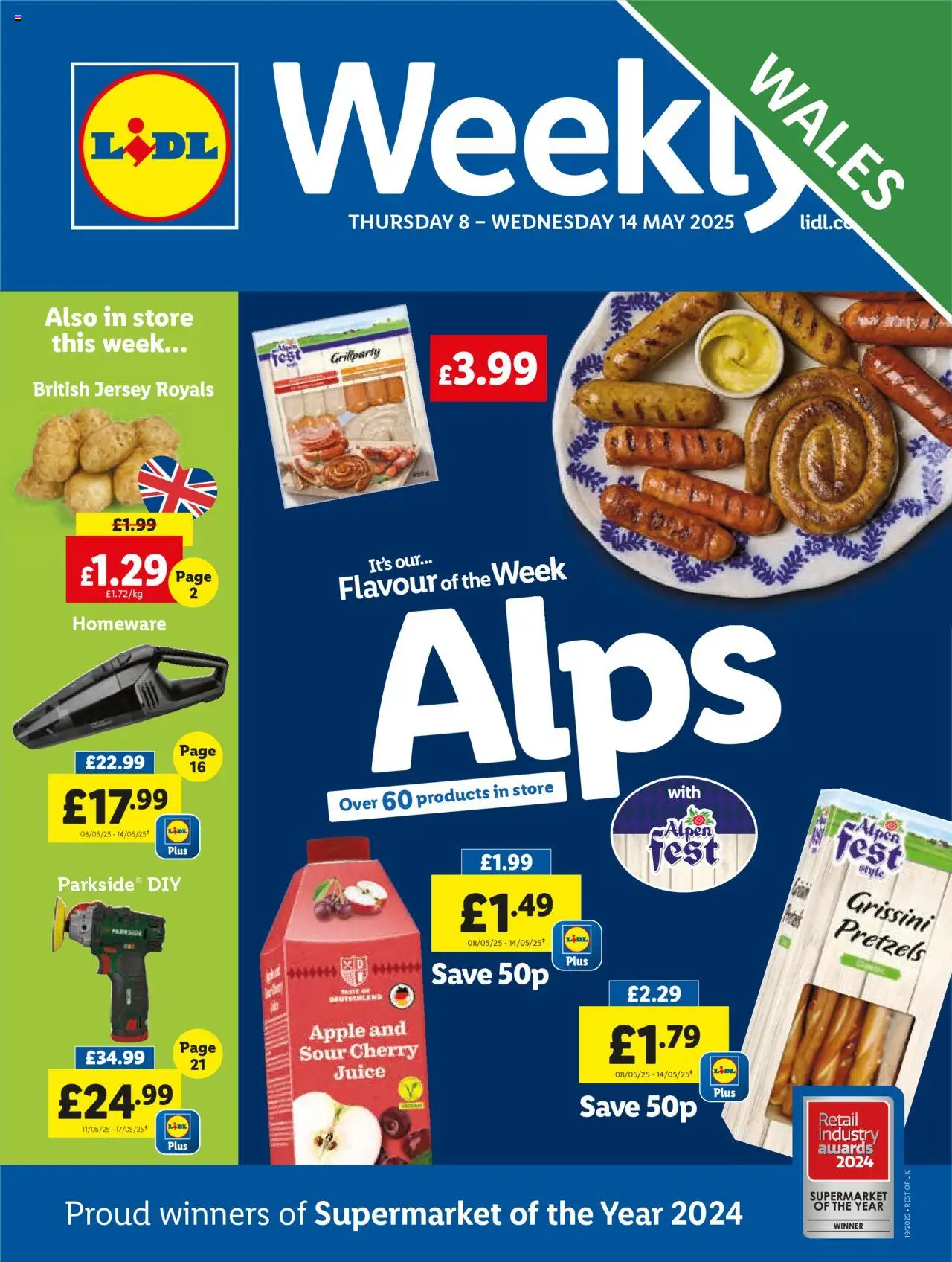 Lidl shop Lidl Weekly Wales valid from 08/05/2025 - Page number 1