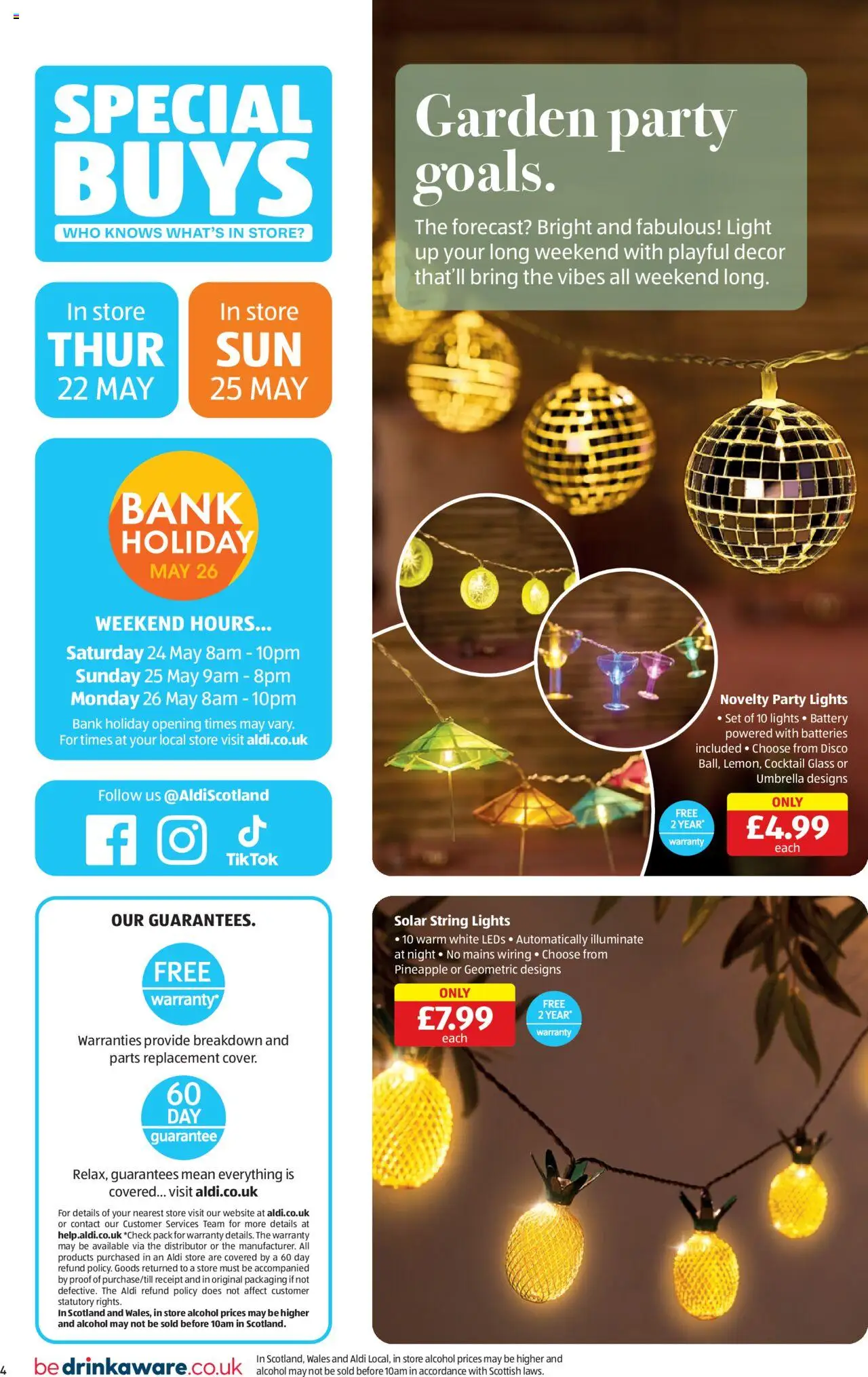 Aldi shop Weekly offers Scottish Specialbuys valid from 22/05/2025 - Page number 4