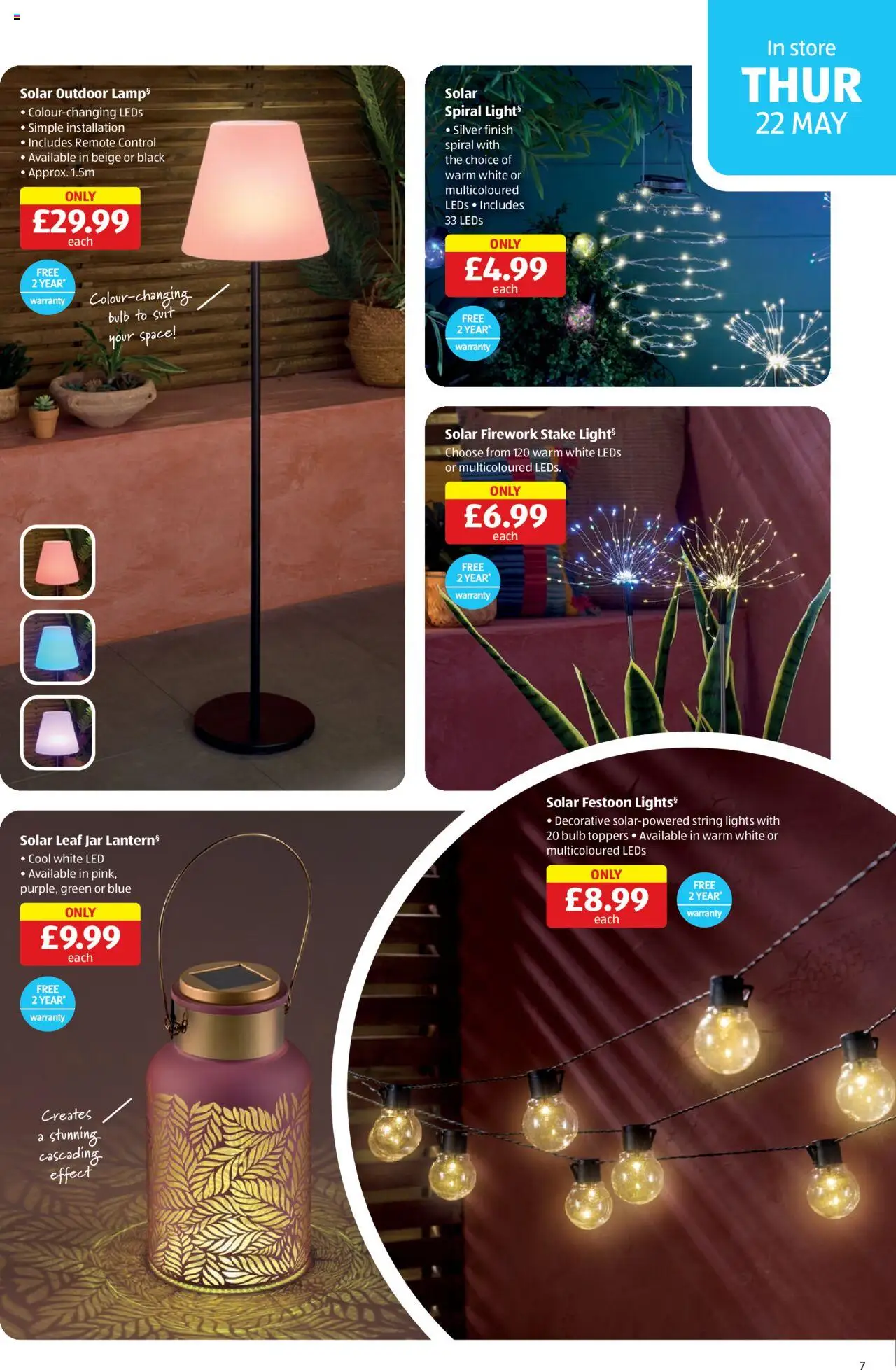 Aldi shop Weekly offers Scottish Specialbuys valid from 22/05/2025 - Page number 7