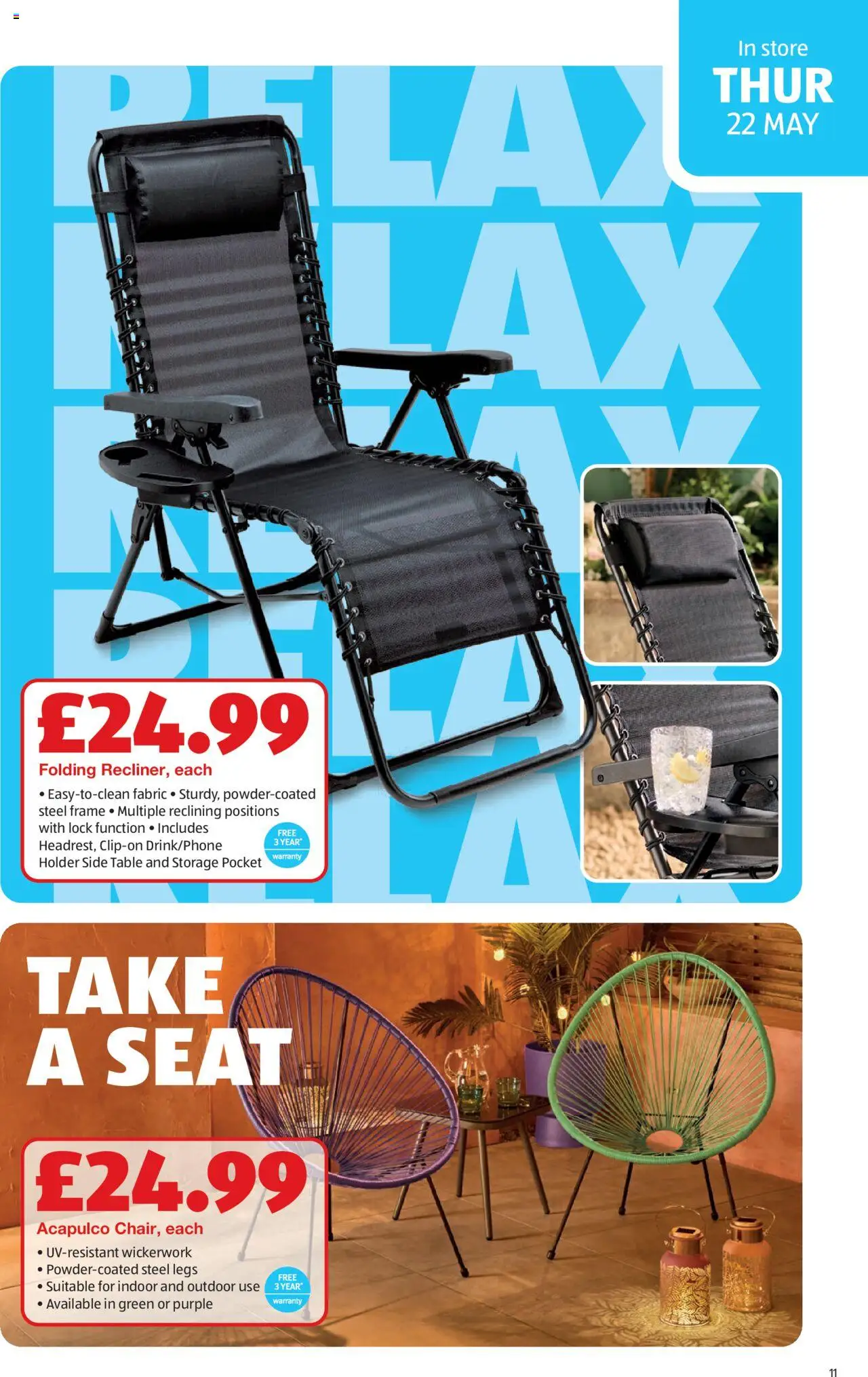 Aldi shop Weekly offers UK Specialbuys valid from 22/05/2025 - Page number 11