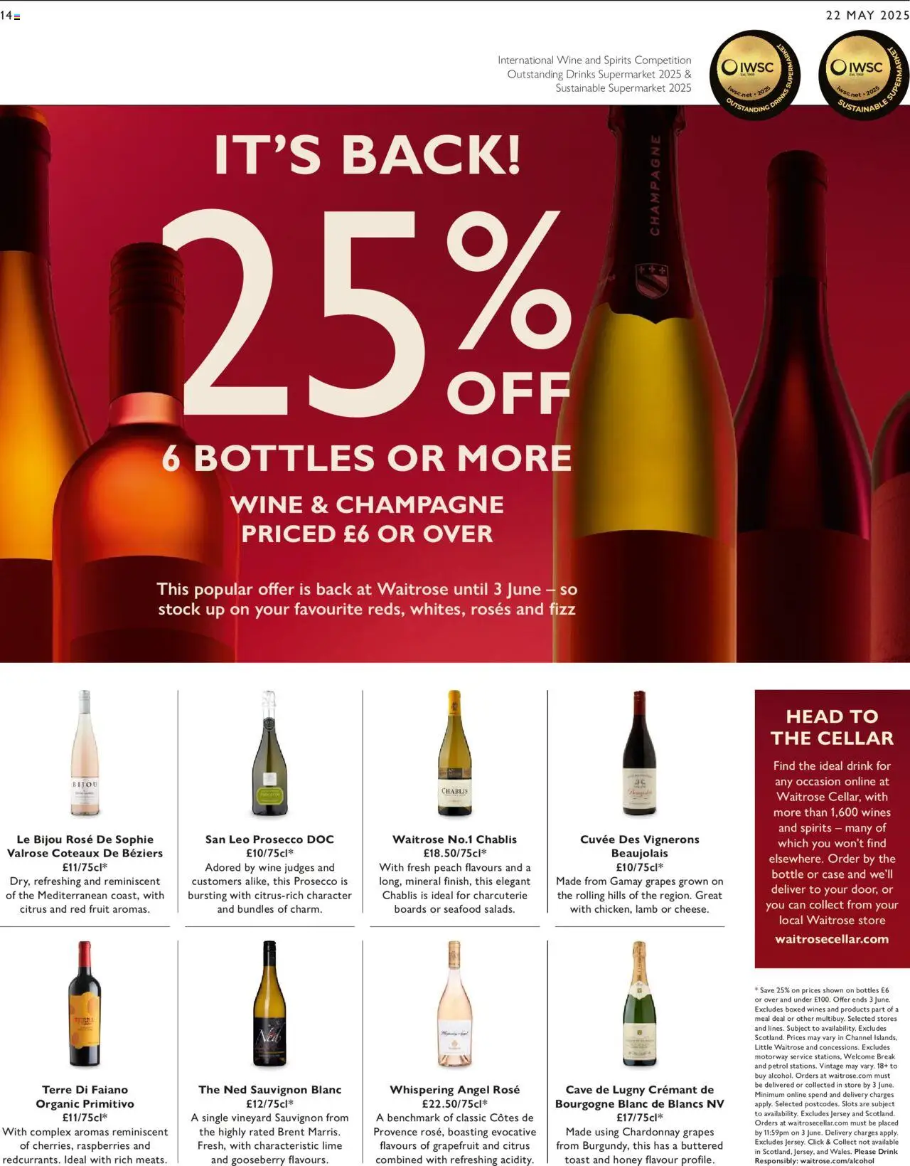 Waitrose shop Offers valid from 22/05/2025 - Page number 14