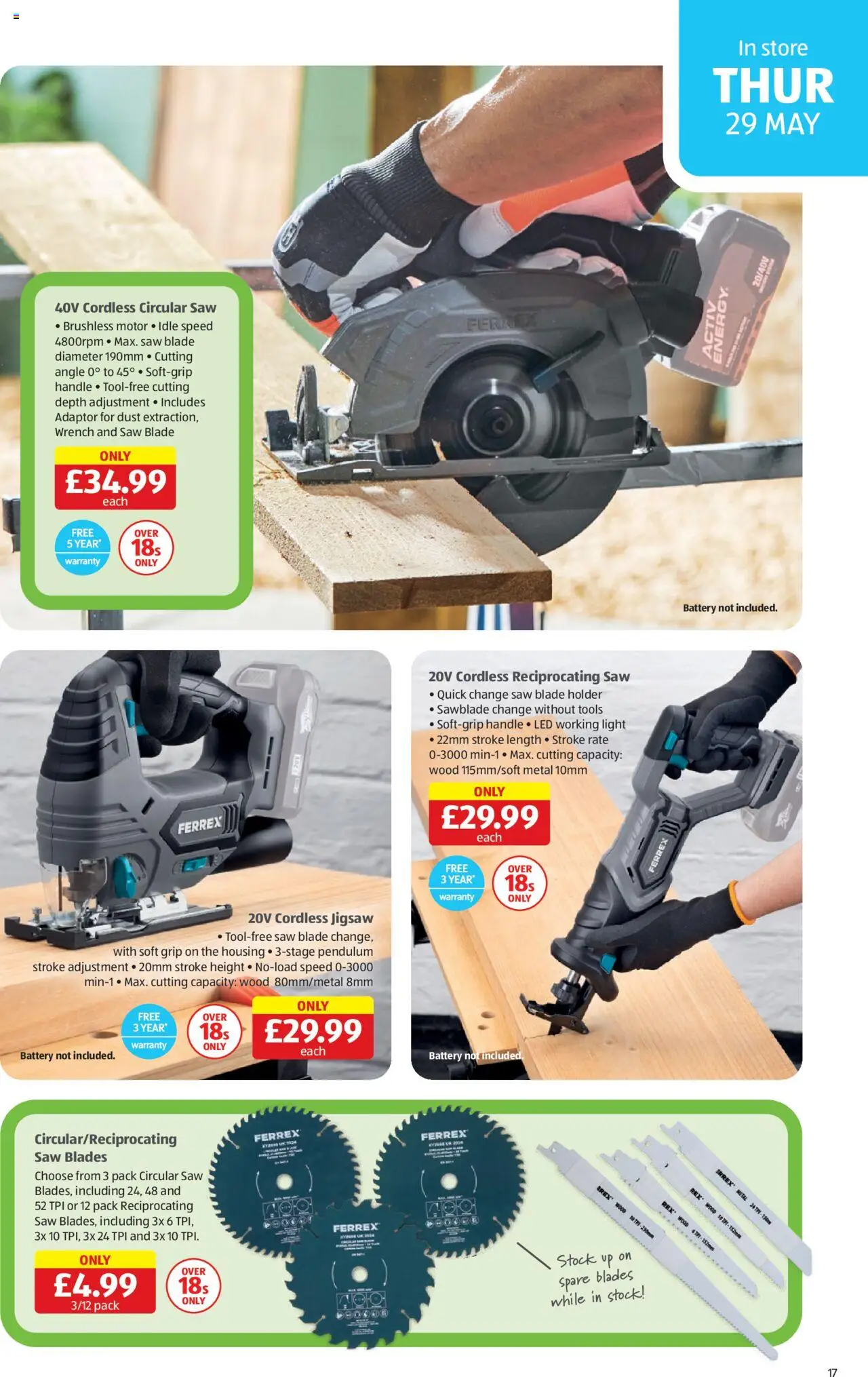 Aldi shop Weekly offers UK Specialbuys valid from 29/05/2025 - Page number 17