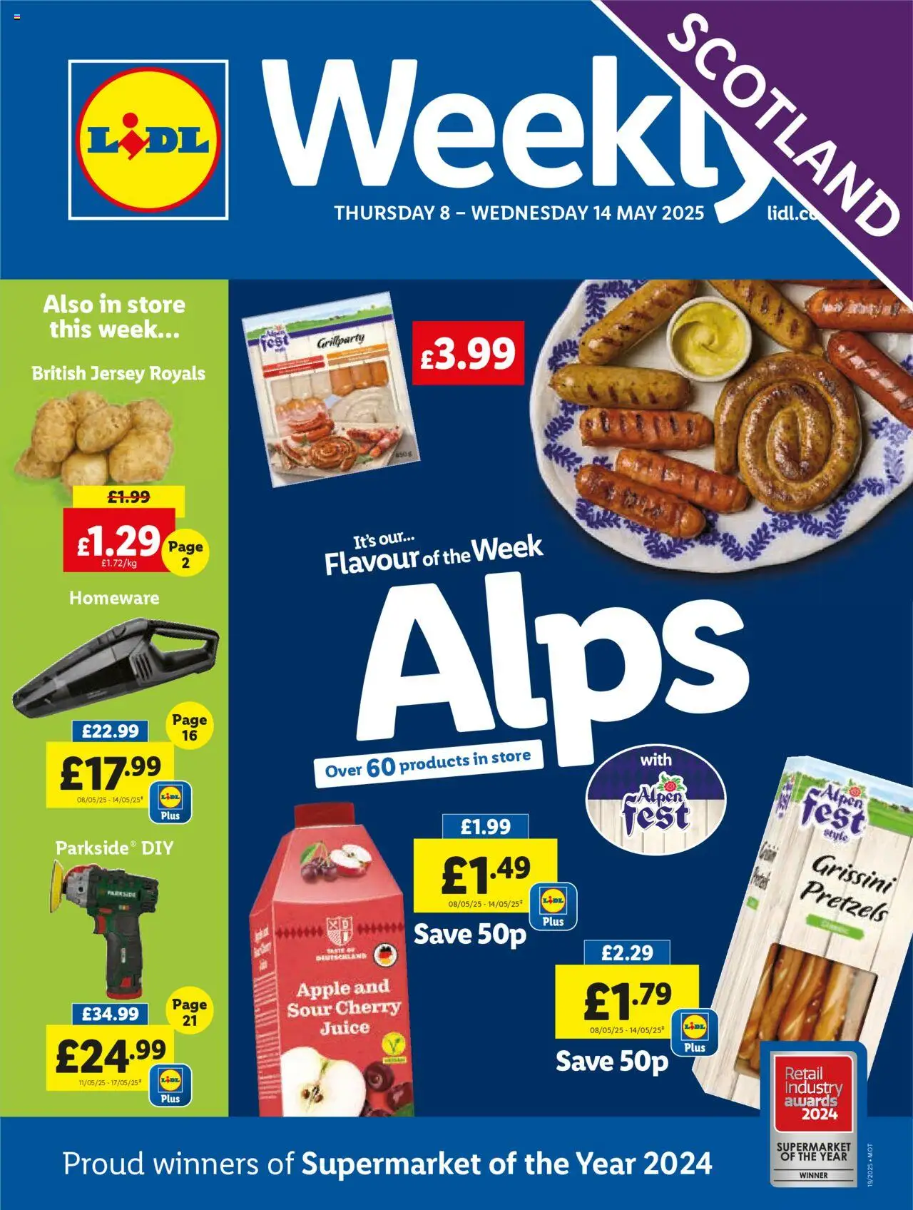 Lidl shop Lidl Weekly Scotland valid from 08/05/2025 - Page number 1