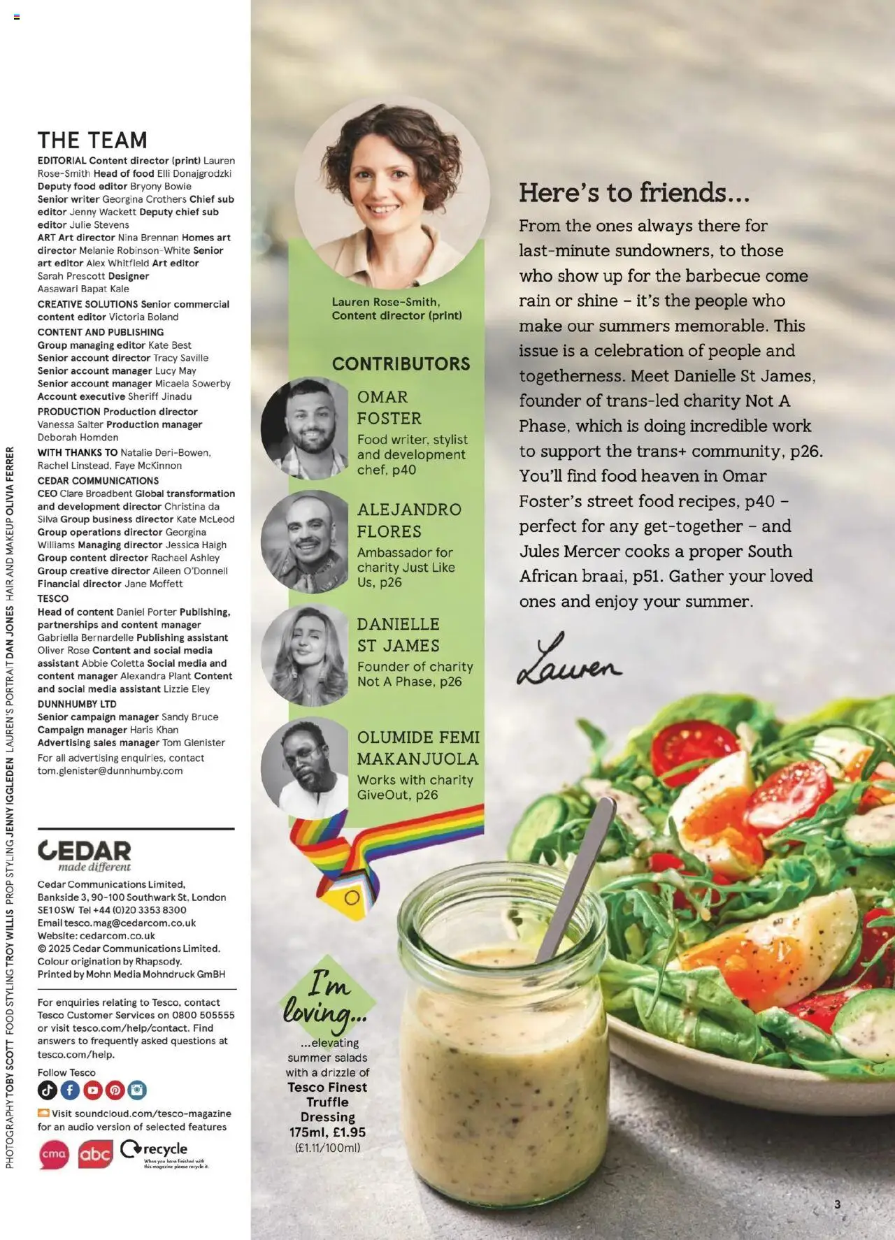 Tesco shop Tesco Magazine - June 2025 valid from 01/06/2025 - Page number 3