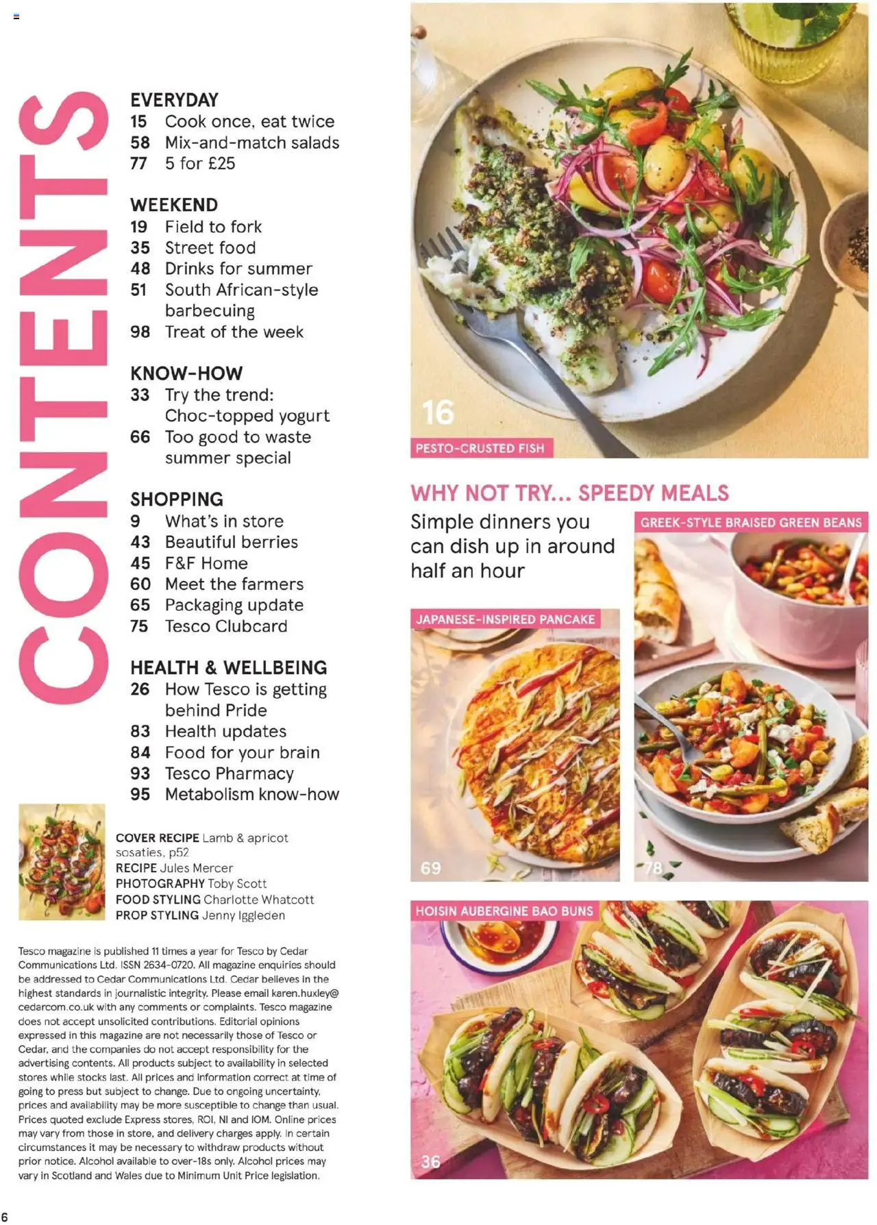 Tesco shop Tesco Magazine - June 2025 valid from 01/06/2025 - Page number 6
