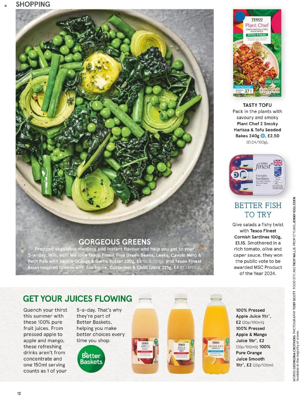 Tesco shop Tesco Magazine - June 2025 valid from 01/06/2025 - Page number 12