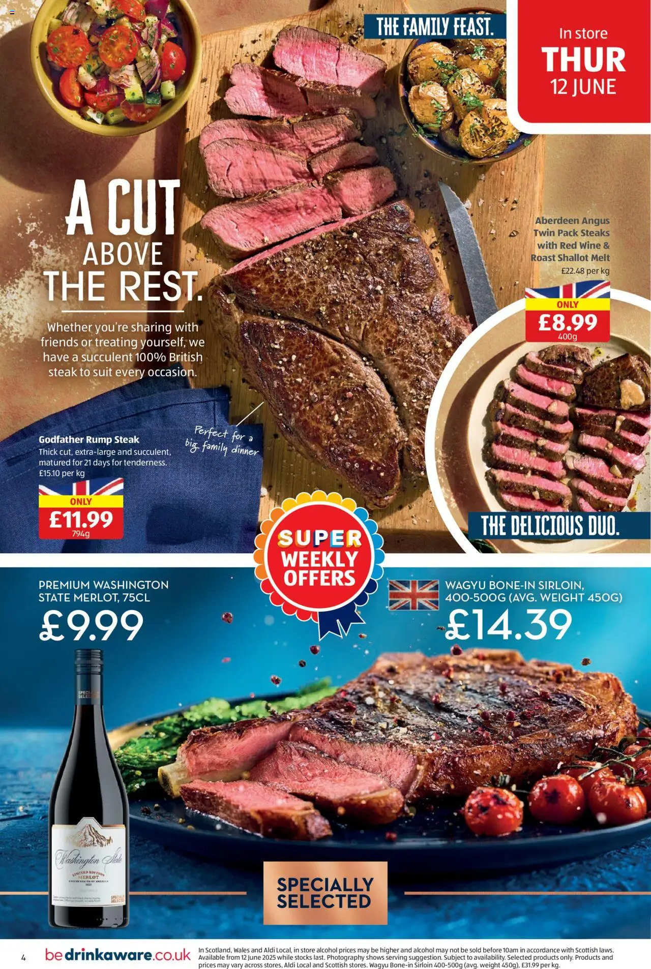 Aldi shop Weekly offers Scottish Specialbuys valid from 12/06/2025 - Page number 4