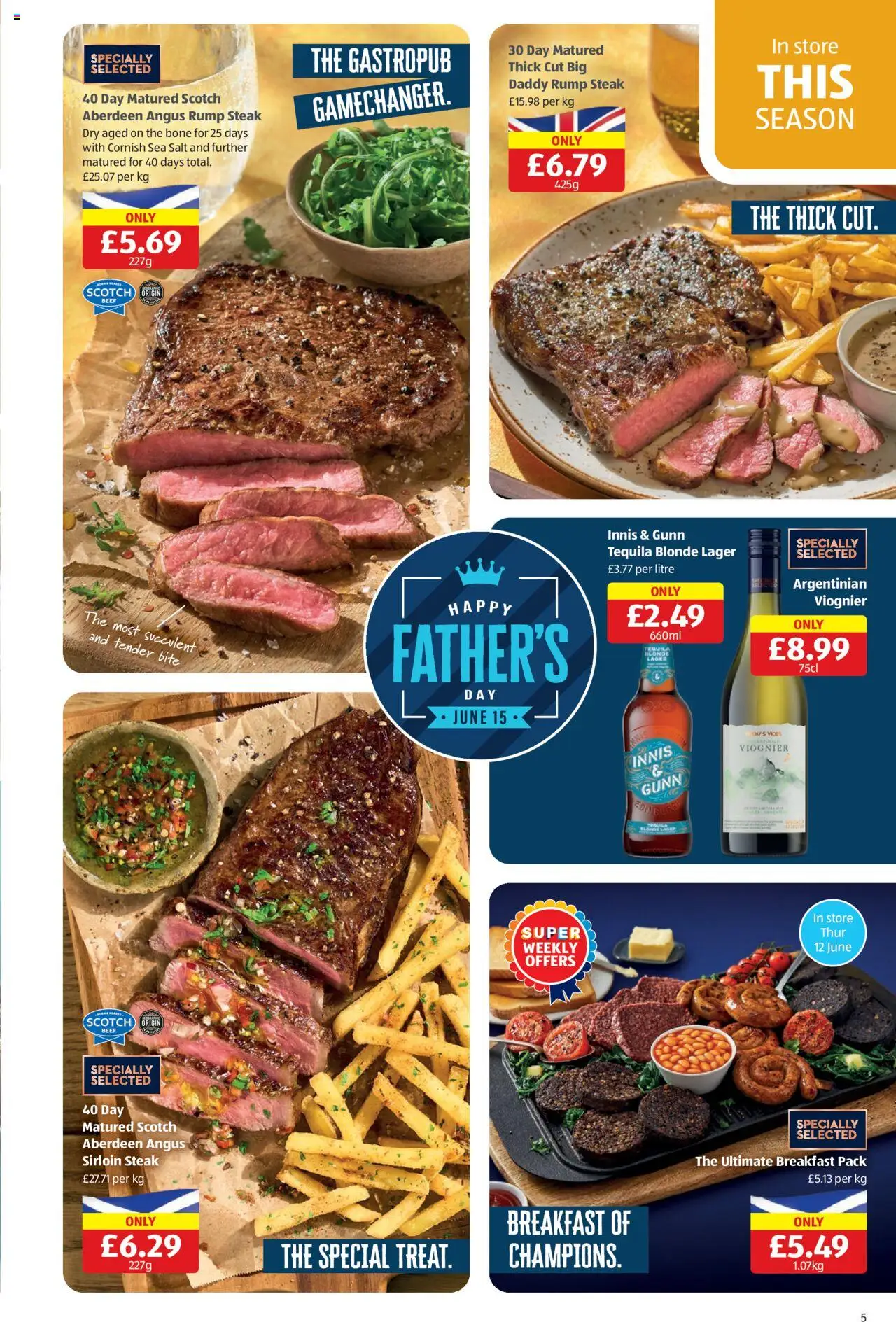 Aldi shop Weekly offers Scottish Specialbuys valid from 12/06/2025 - Page number 5