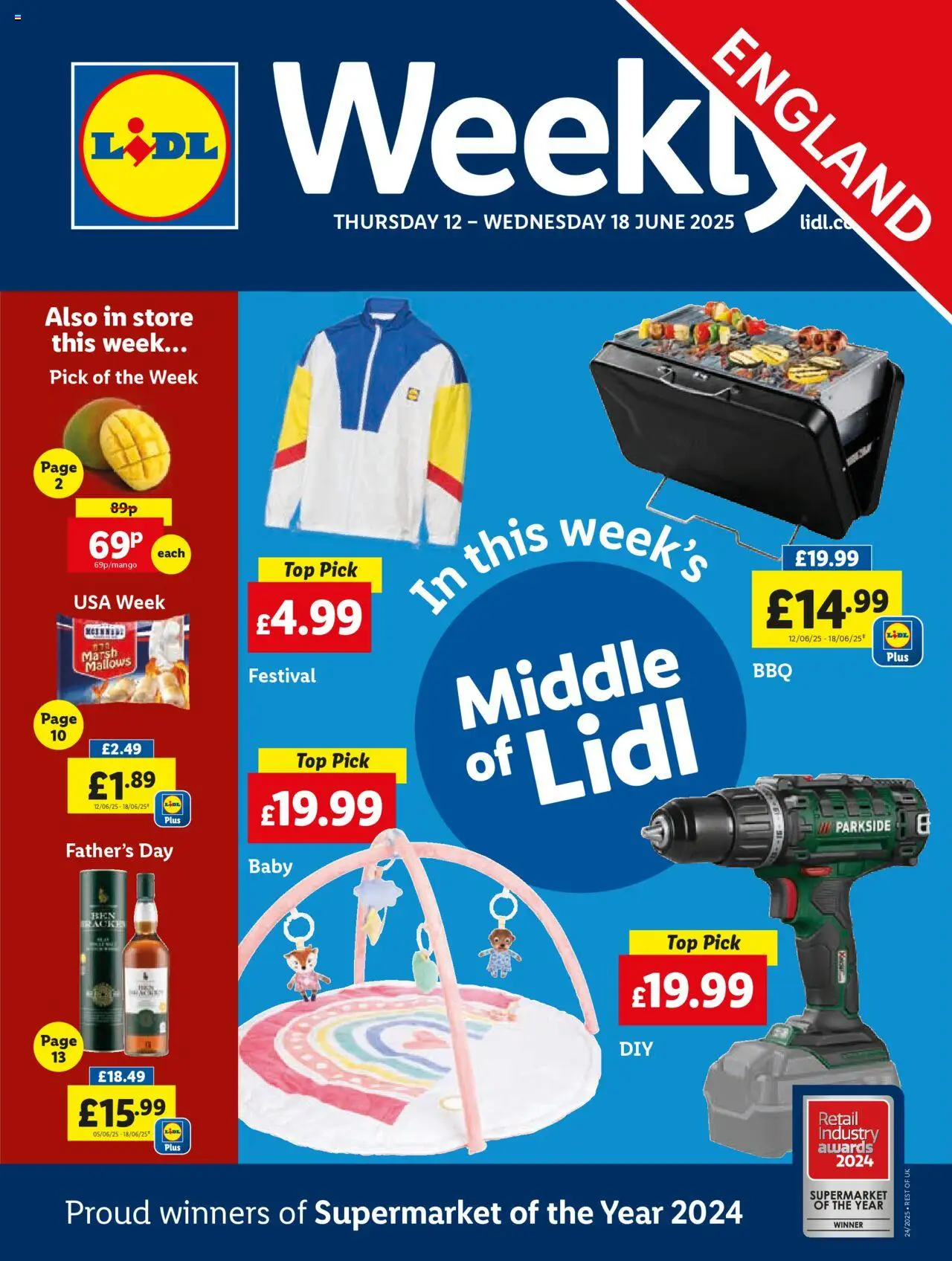 Lidl offers (12/06/2025) - new buys and sales