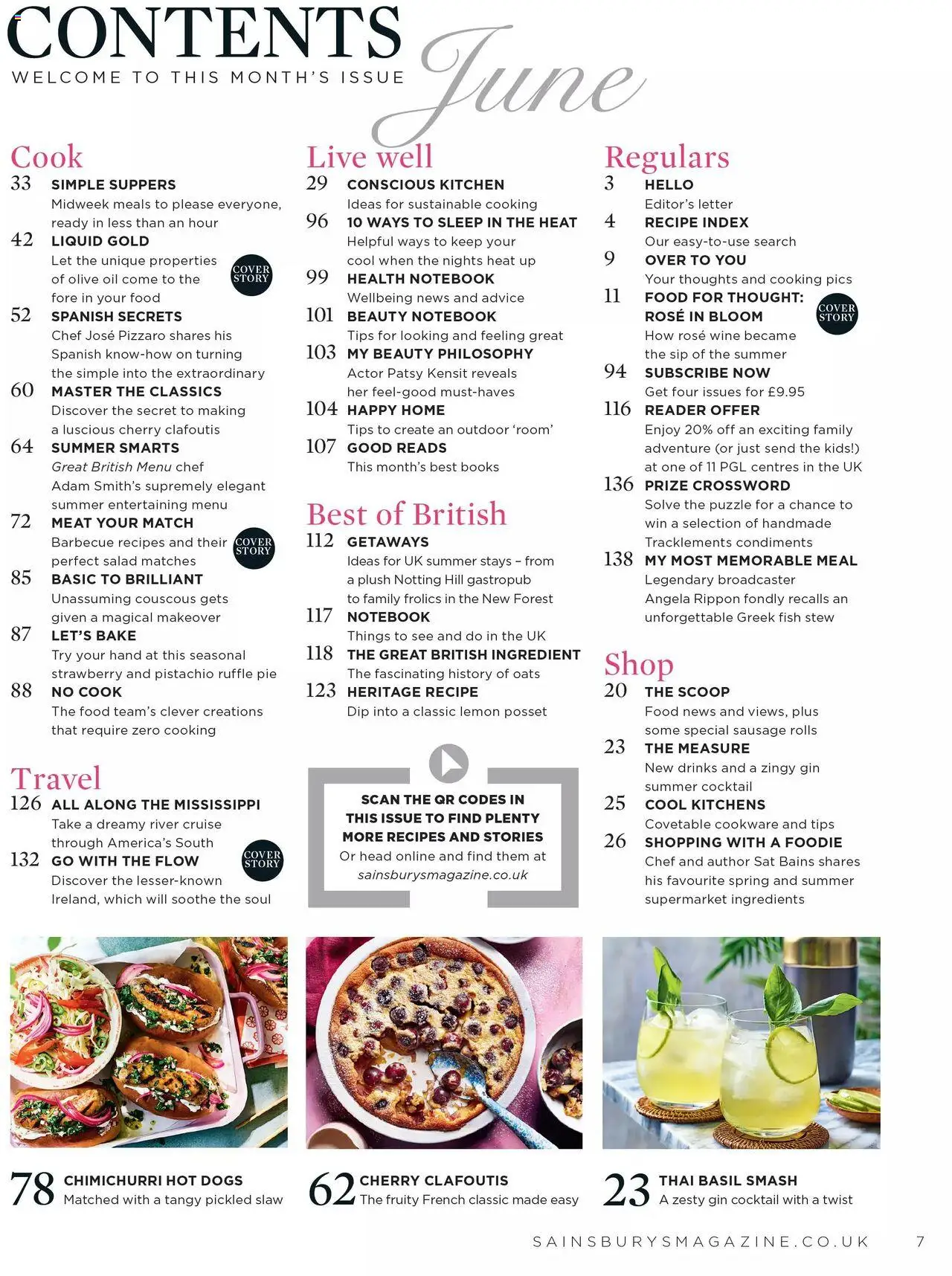 Sainsbury's shop Sainsbury’s Magazine – June 2025 valid from 01/06/2025 - Page number 7