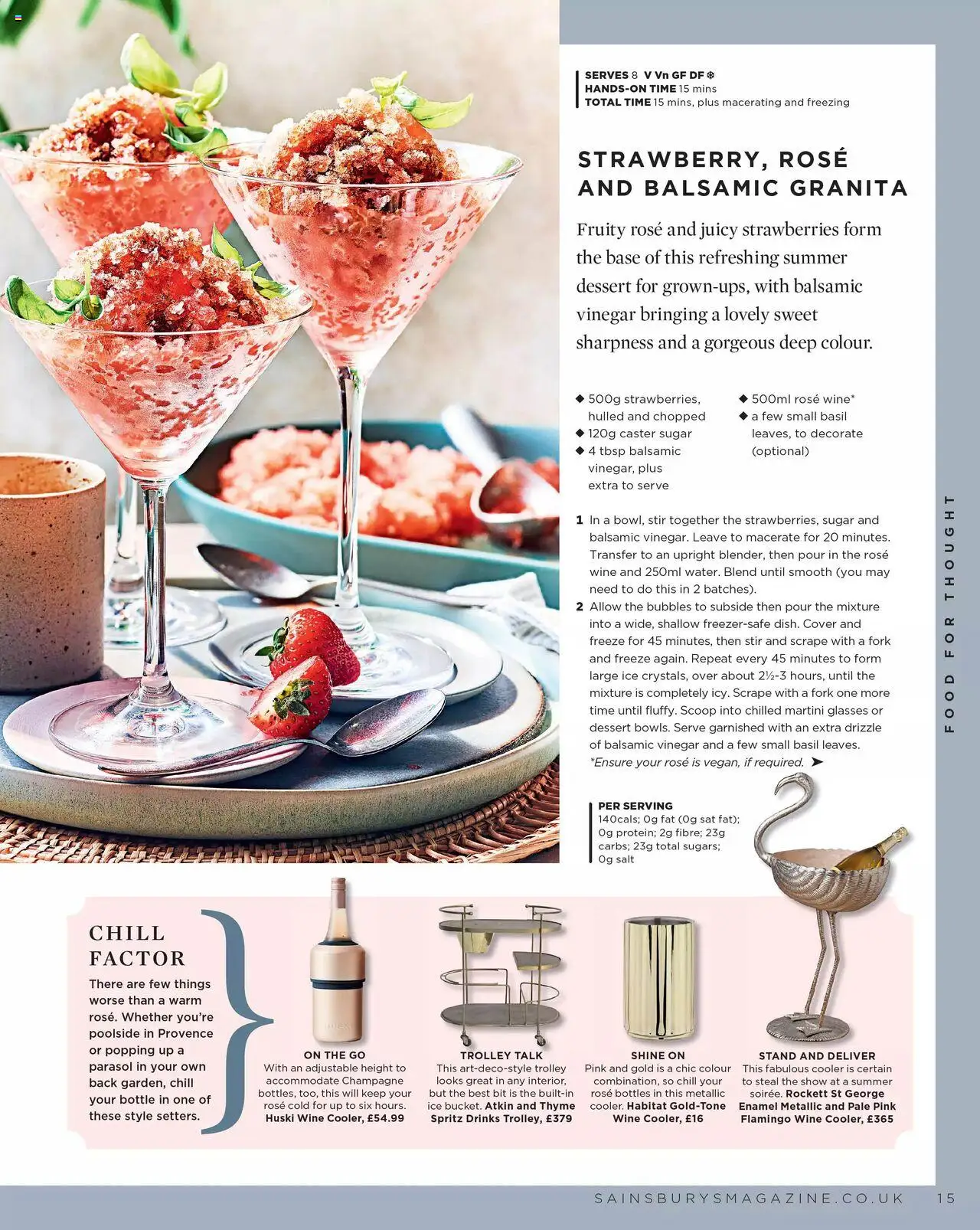 Sainsbury's shop Sainsbury’s Magazine – June 2025 valid from 01/06/2025 - Page number 15