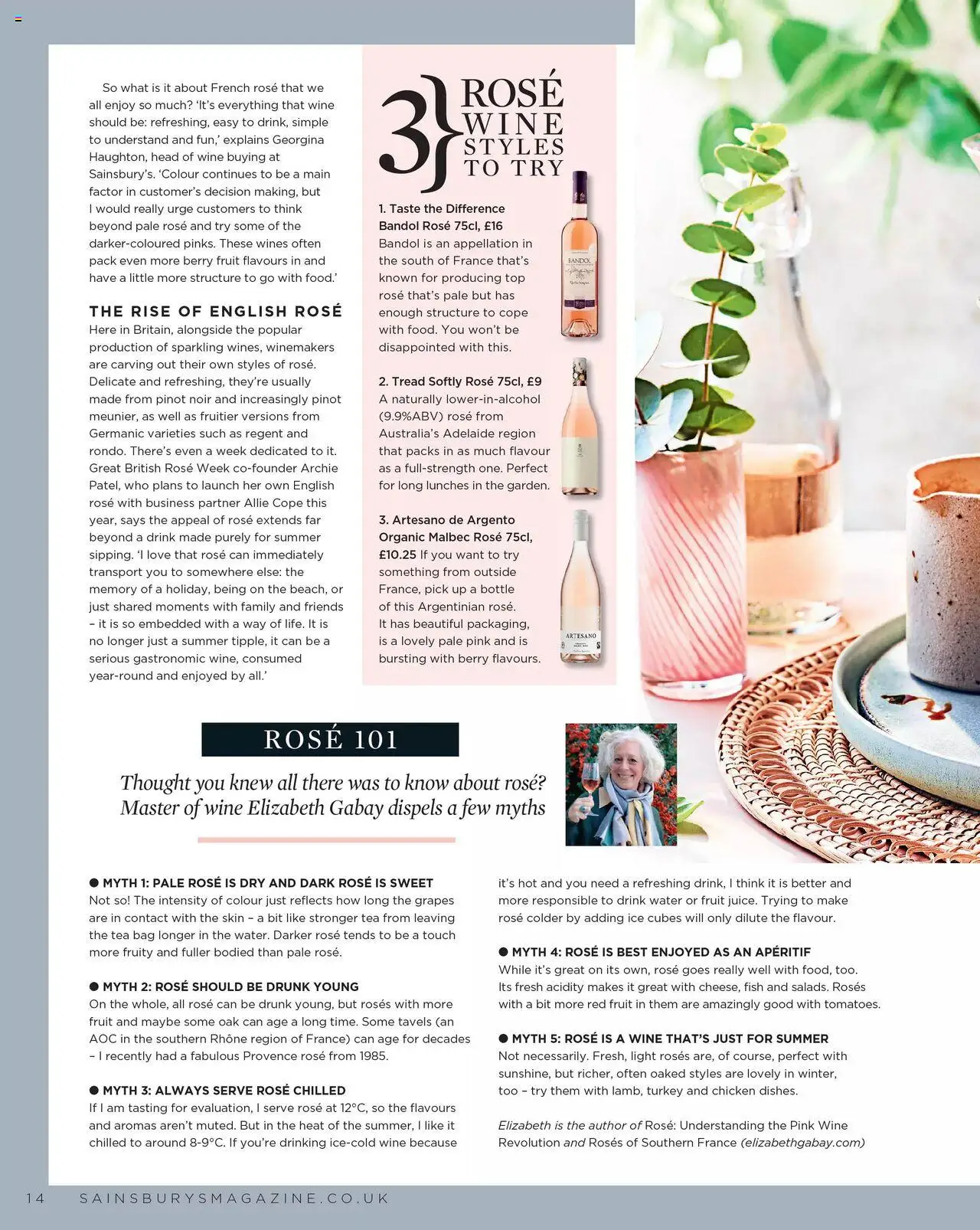 Sainsbury's shop Sainsbury’s Magazine – June 2025 valid from 01/06/2025 - Page number 14