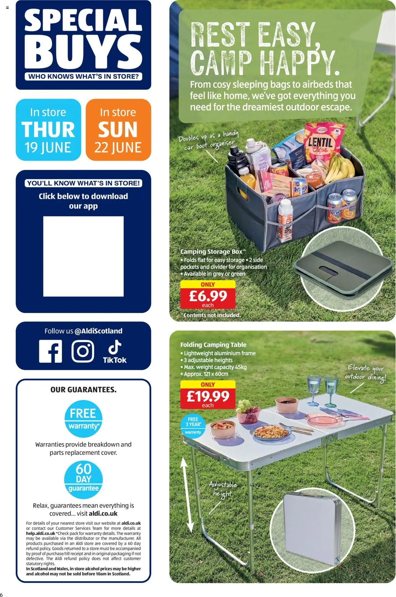 Aldi shop Weekly offers Scottish Specialbuys valid from 19/06/2025 - Page number 6