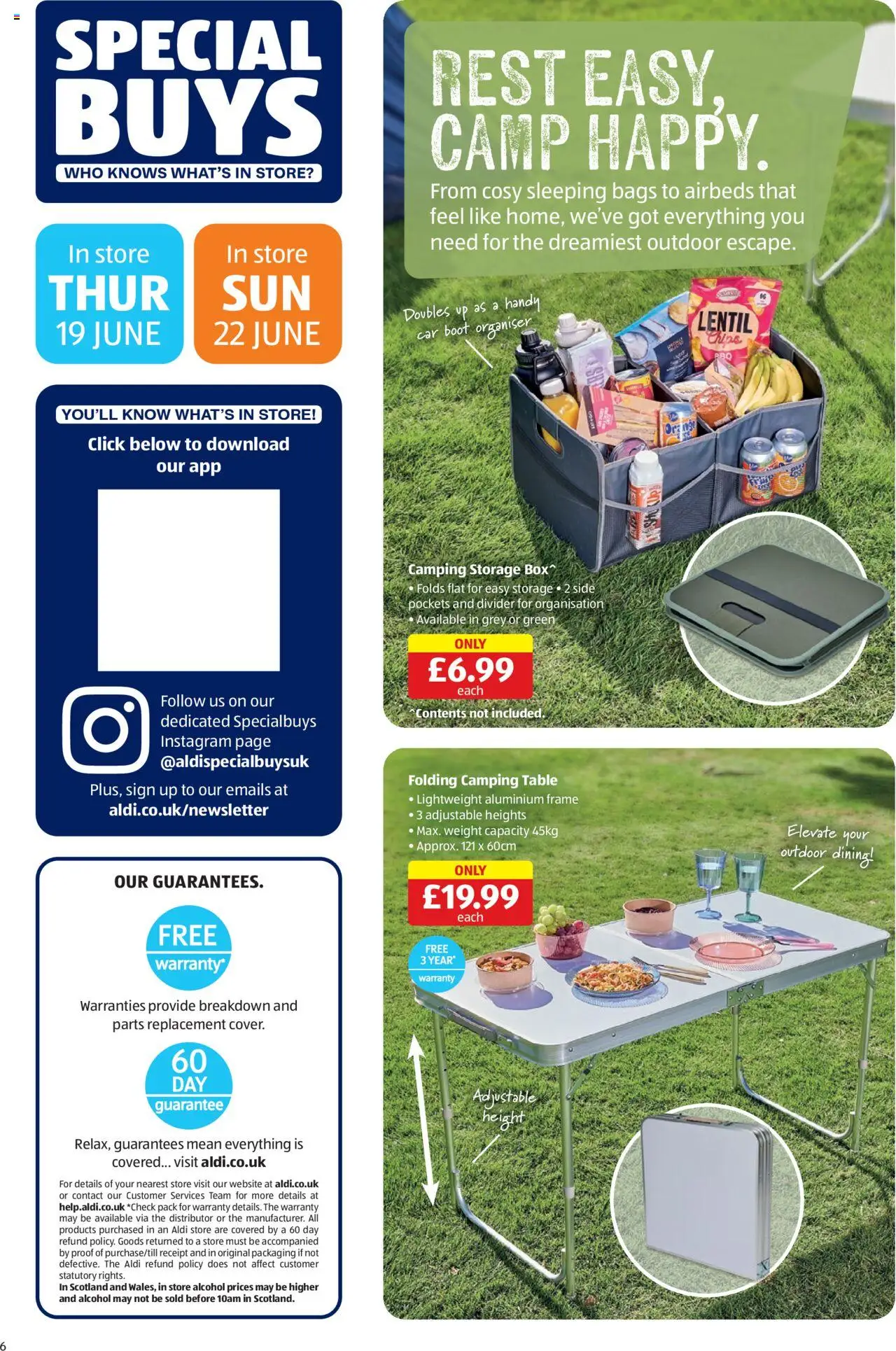 Aldi shop Weekly offers UK Specialbuys valid from 19/06/2025 - Page number 6