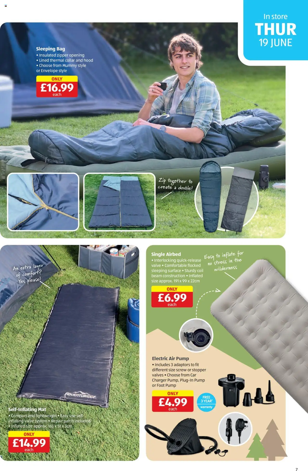 Aldi shop Weekly offers UK Specialbuys valid from 19/06/2025 - Page number 7