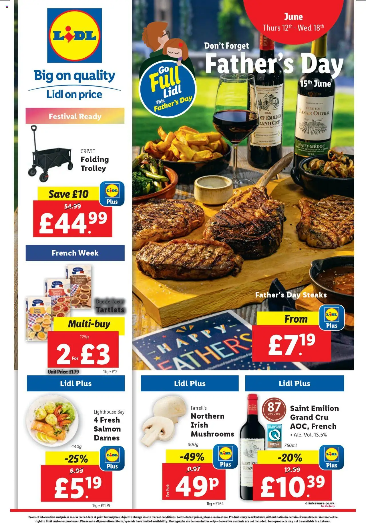 Lidl shop Father's Day valid from 12/06/2025 - Page number 1