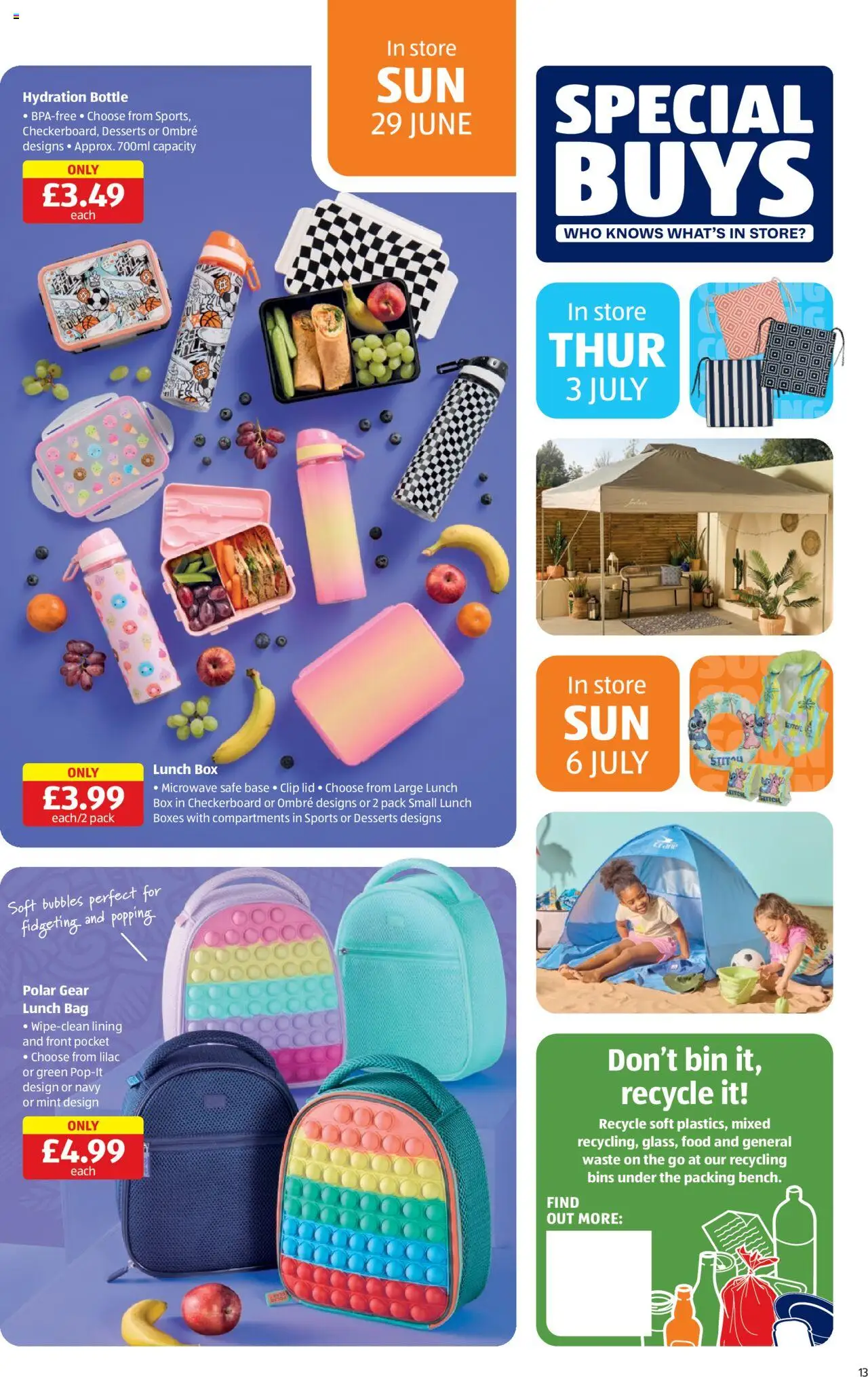 Aldi shop Weekly offers UK Specialbuys valid from 26/06/2025 - Page number 13