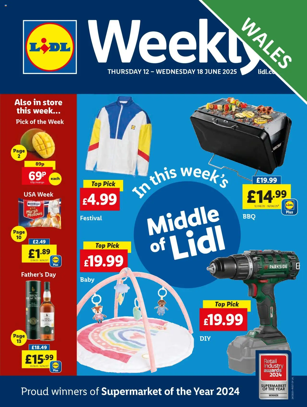 Lidl shop Lidl Weekly Wales valid from 12/06/2025 - Page number 1