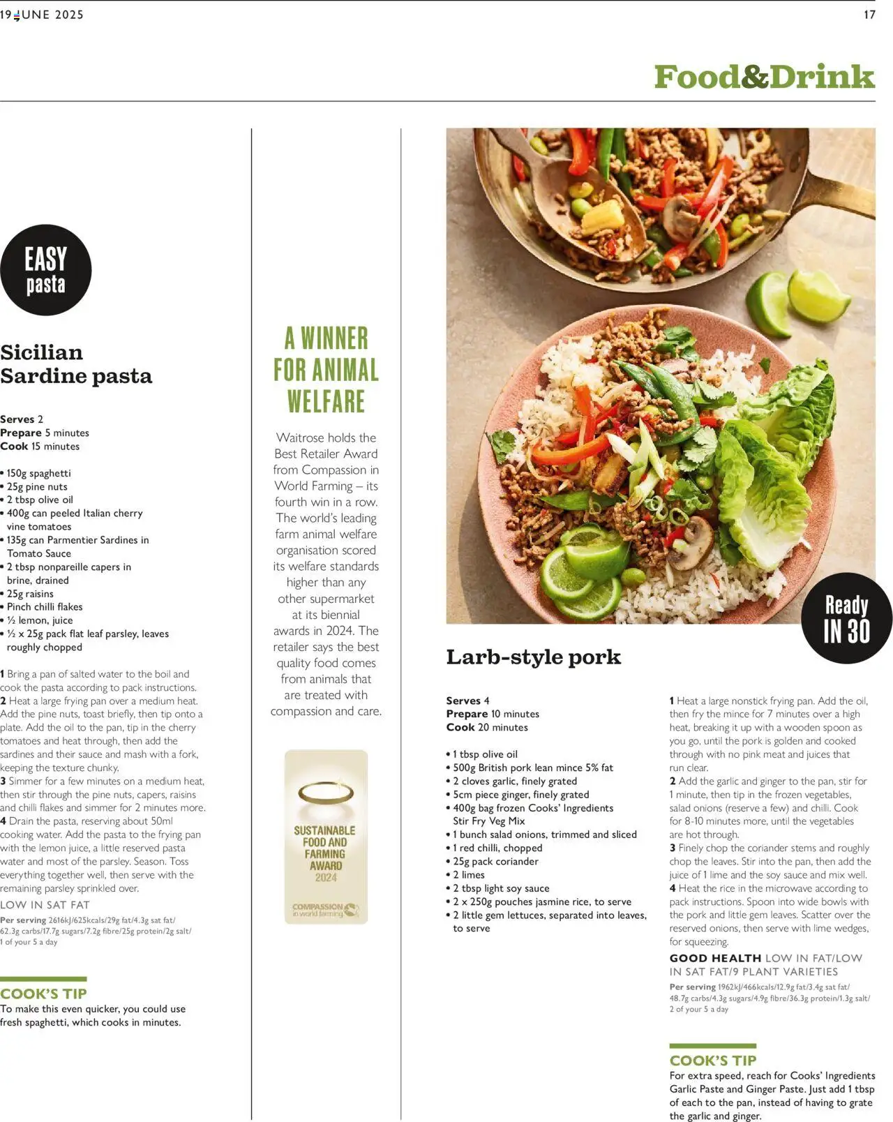 Waitrose shop Offers valid from 19/06/2025 - Page number 17
