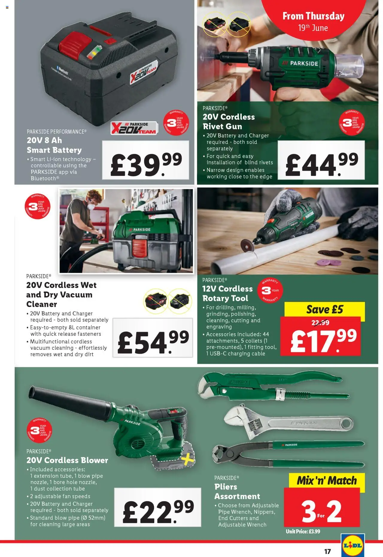 Lidl shop Super savers valid from 19/06/2025 - Page number 17