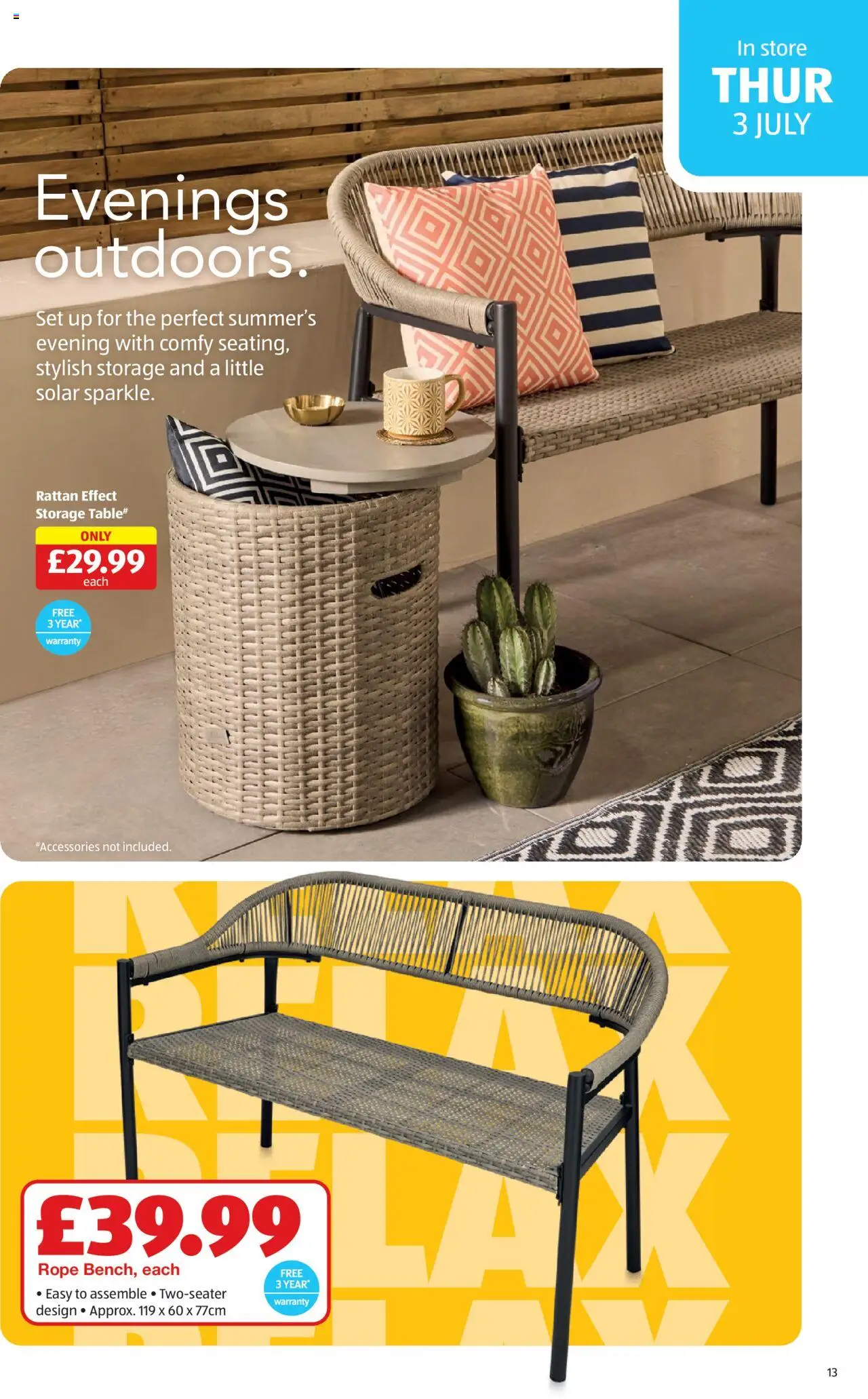Aldi shop Weekly offers UK Specialbuys valid from 03/07/2025 - Page number 13