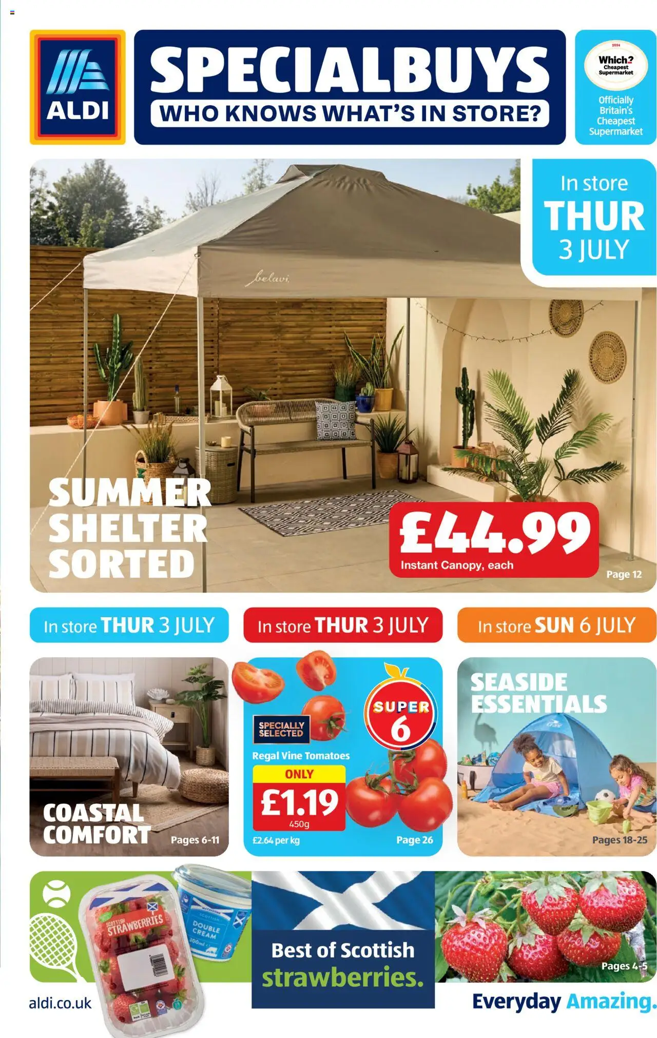 Aldi offers (03/07/2025) - new buys and sales