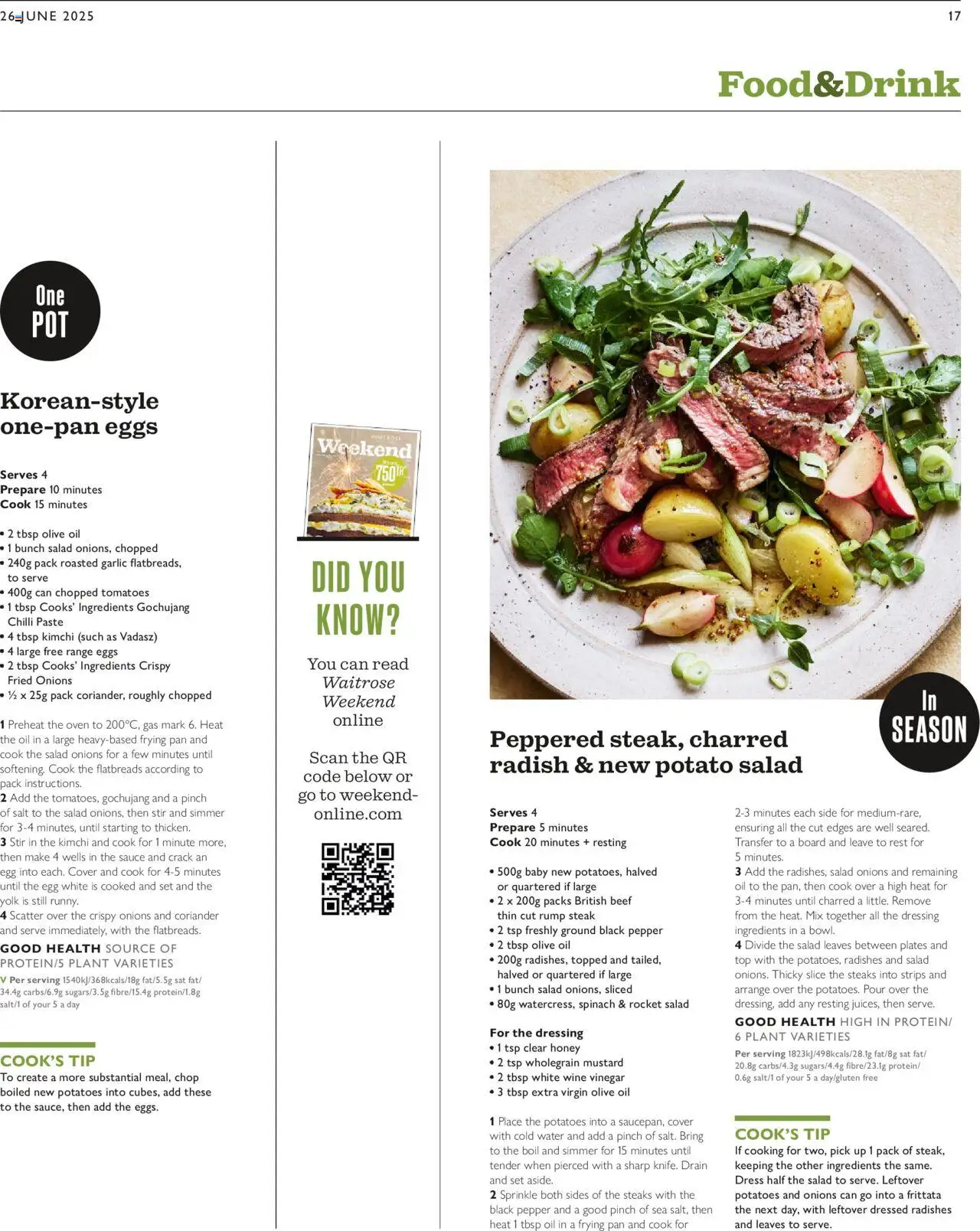 Waitrose shop Offers valid from 26/06/2025 - Page number 17