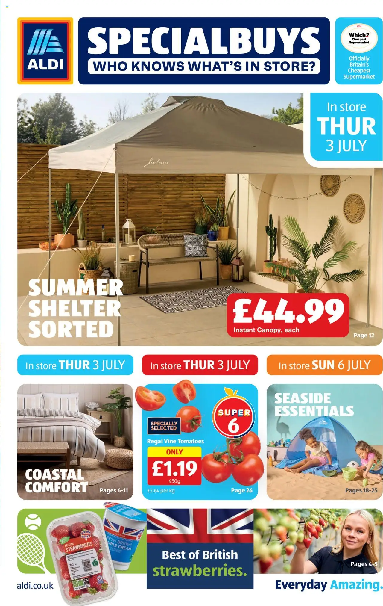 Aldi offers (03/07/2025) - new buys and sales