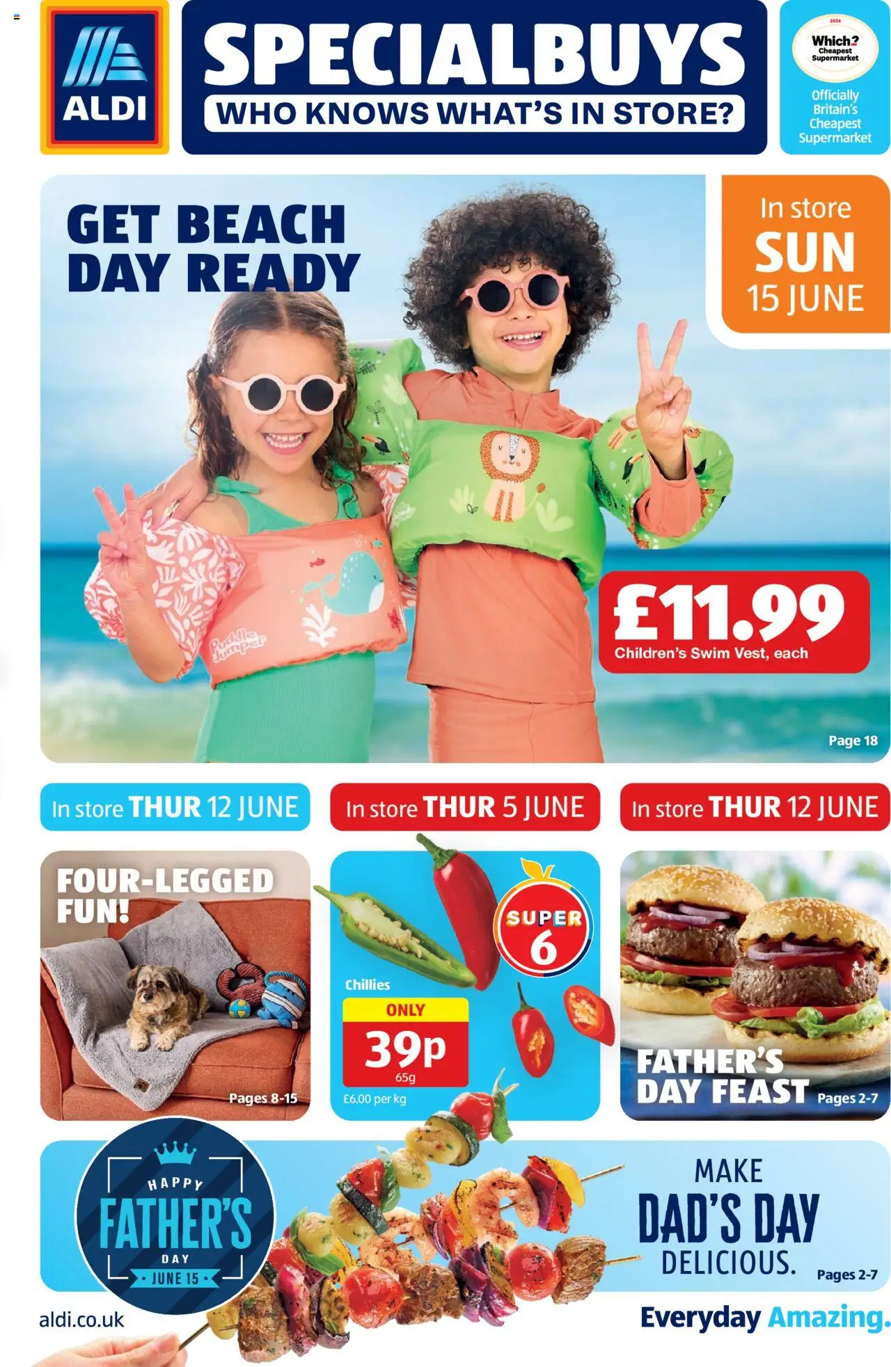 Aldi shop Weekly offers Scottish Specialbuys valid from 12/06/2025 - Page number 1