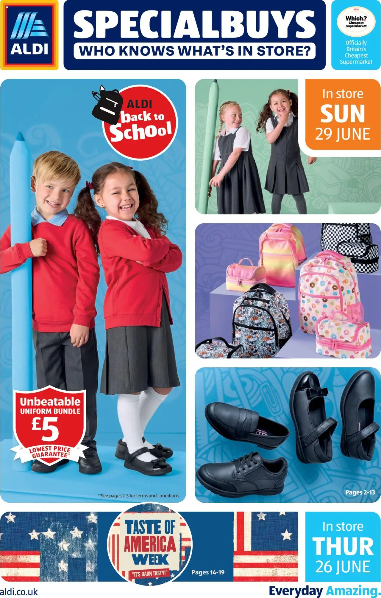 Aldi shop Weekly offers UK Specialbuys valid from 26/06/2025 - Page number 1