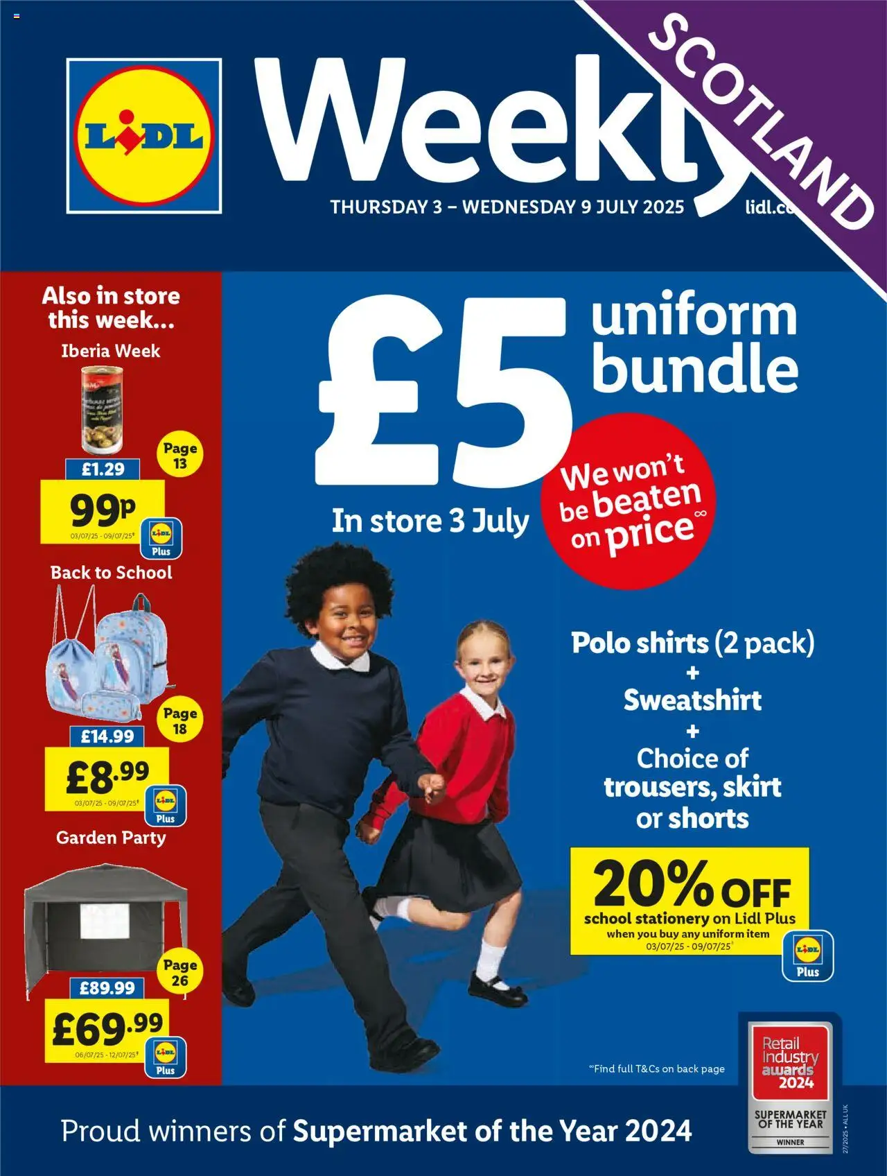 Lidl offers (03/07/2025) - new buys and sales