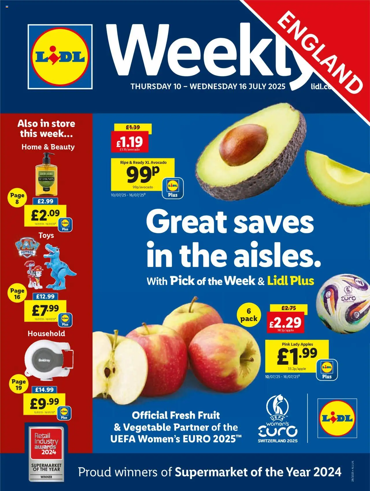 Lidl offers (10/07/2025) - new buys and sales