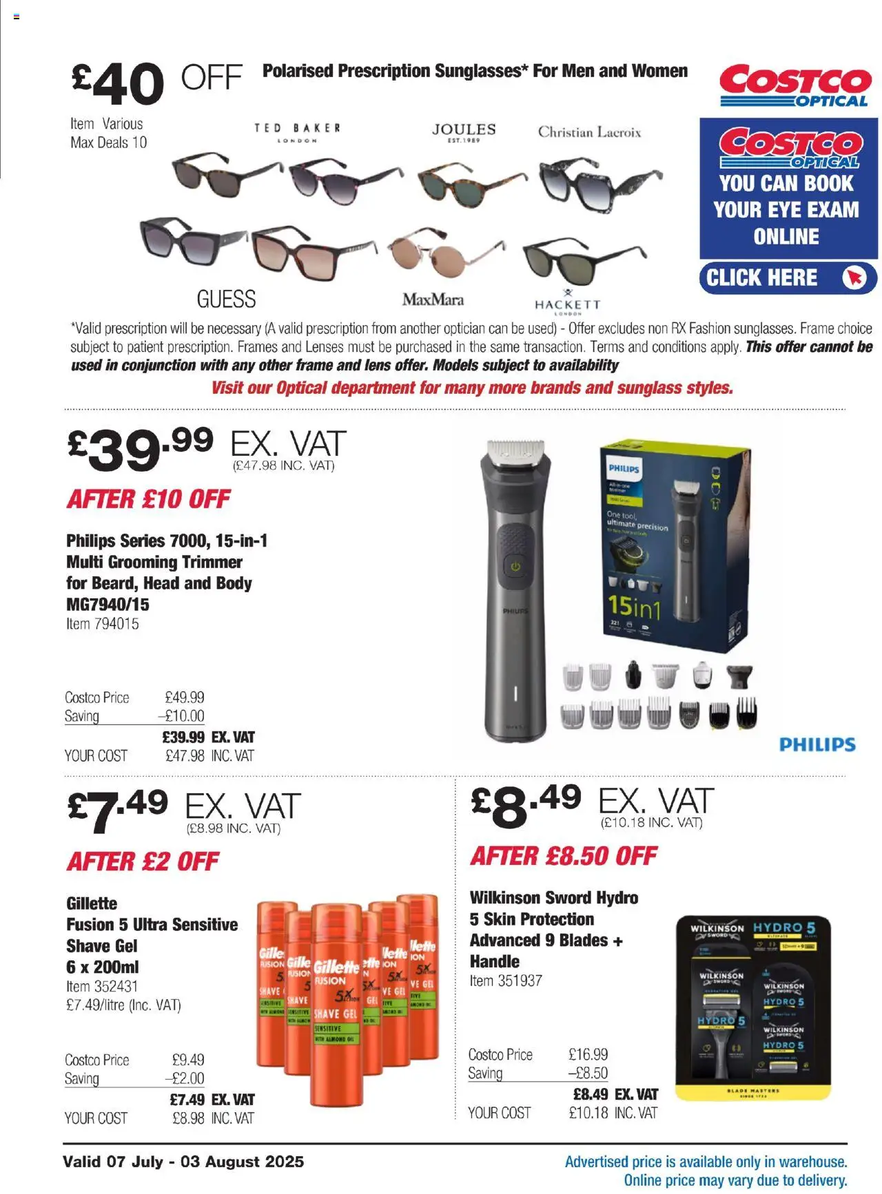 Costco shop SCOTLAND & WALES ONLY valid from 07/07/2025 - Page number 16
