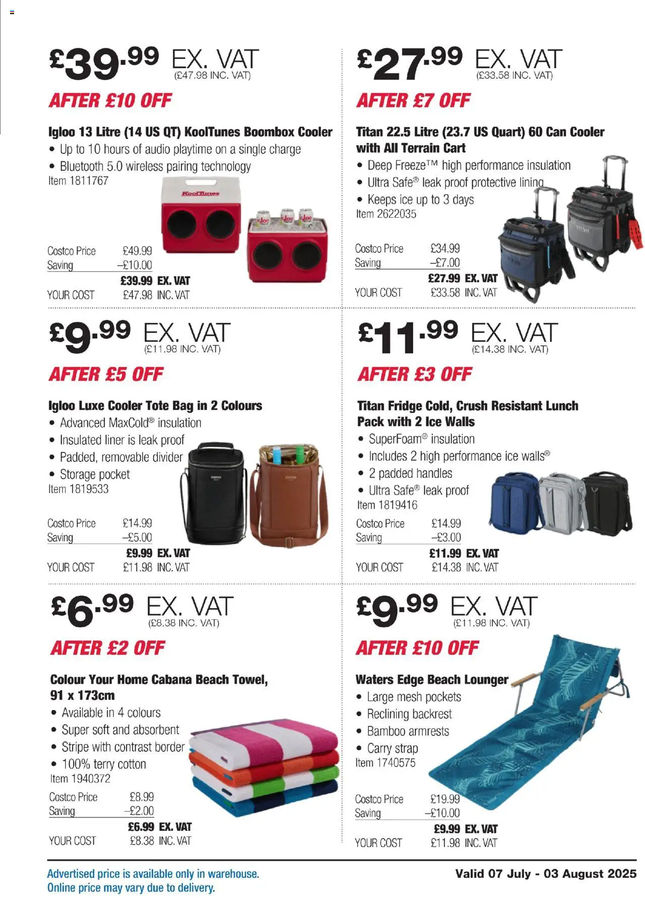 Costco shop ENGLAND ONLY valid from 07/07/2025 - Page number 3