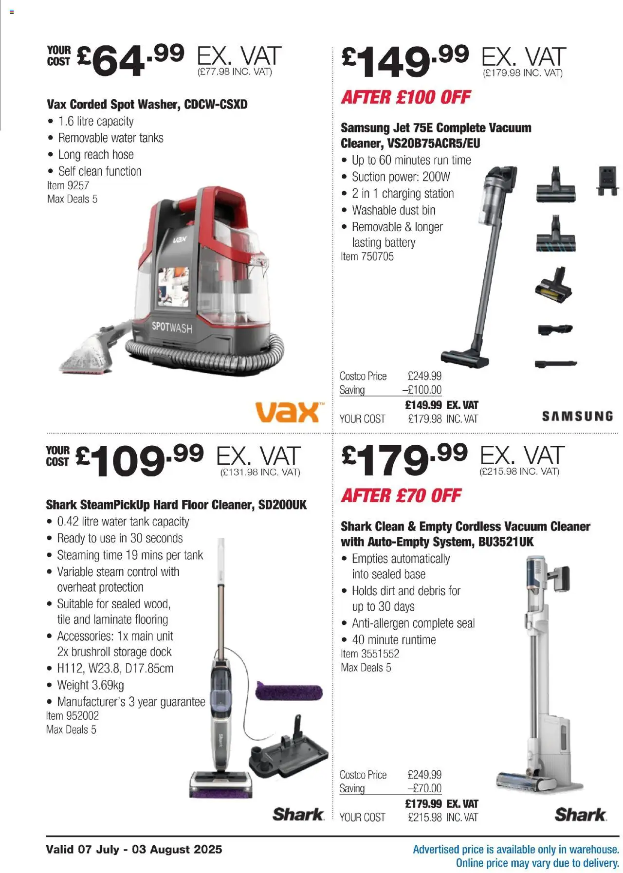 Costco shop ENGLAND ONLY valid from 07/07/2025 - Page number 5