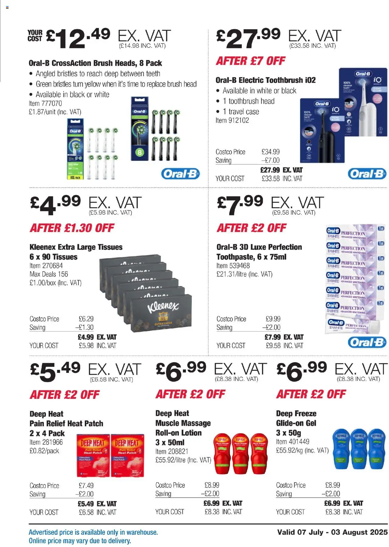 Costco shop ENGLAND ONLY valid from 07/07/2025 - Page number 17