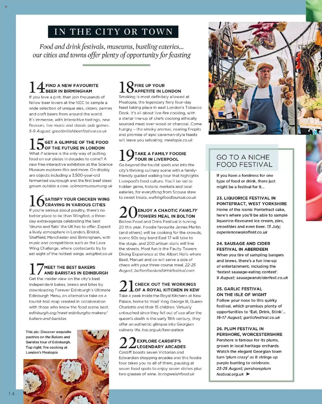Sainsbury's shop Sainsbury’s Magazine – July 2025 valid from 01/07/2025 - Page number 14