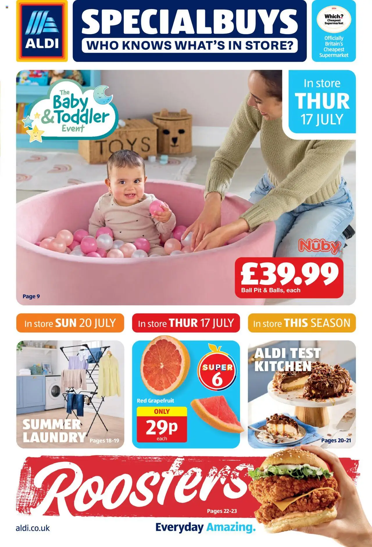 Aldi offers (17/07/2025) - new buys and sales