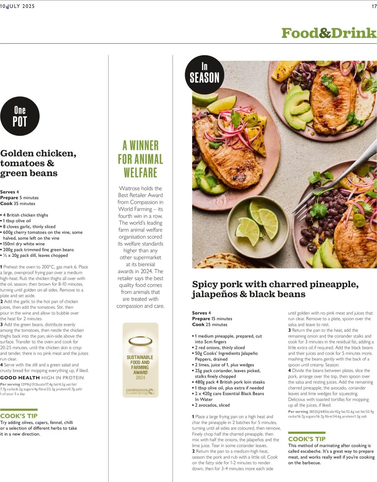 Waitrose shop Offers valid from 10/07/2025 - Page number 17
