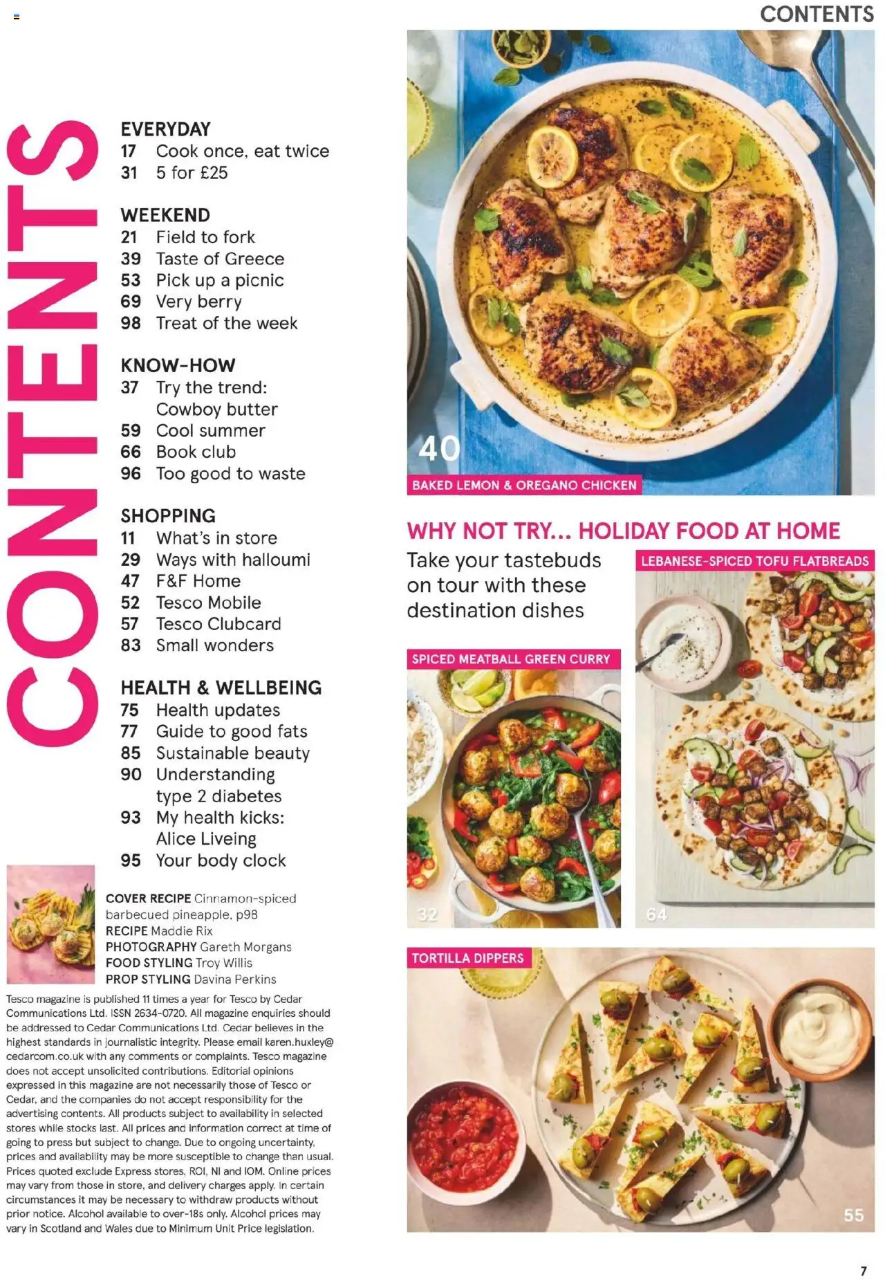 Tesco shop Tesco Magazine - July/August 2025 valid from 10/07/2025 - Page number 7