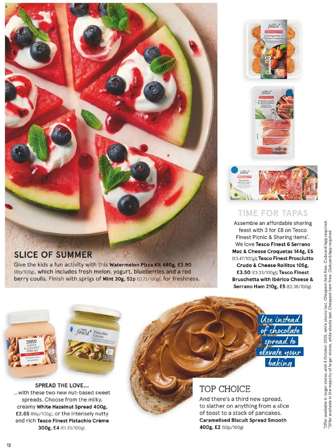 Tesco shop Tesco Magazine - July/August 2025 valid from 10/07/2025 - Page number 12