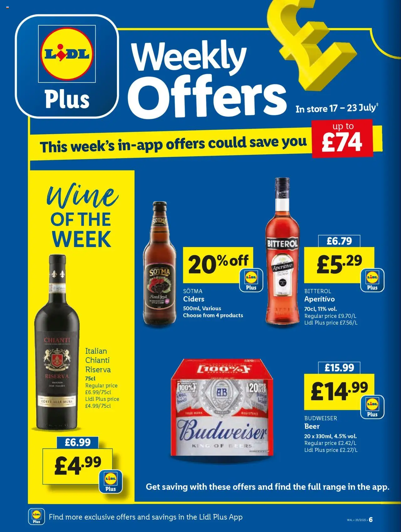 Lidl shop Lidl Weekly Wales valid from 17/07/2025 - Page number 6
