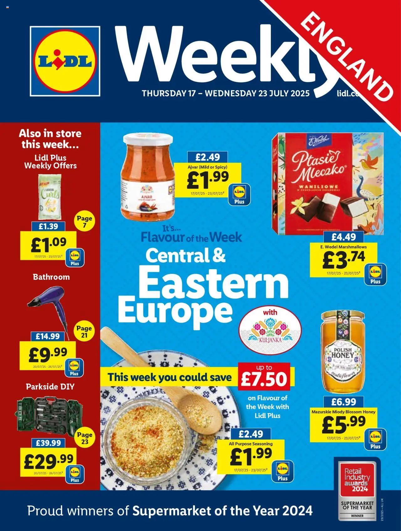 Lidl offers (17/07/2025) - new buys and sales